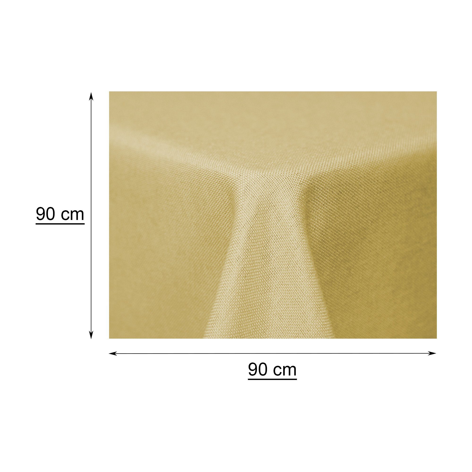 Haus und Deko Tischdecke Tischdecke eckig Leinenoptik Lotuseffekt Tischwäsche Wasserabweisend (1-tlg)