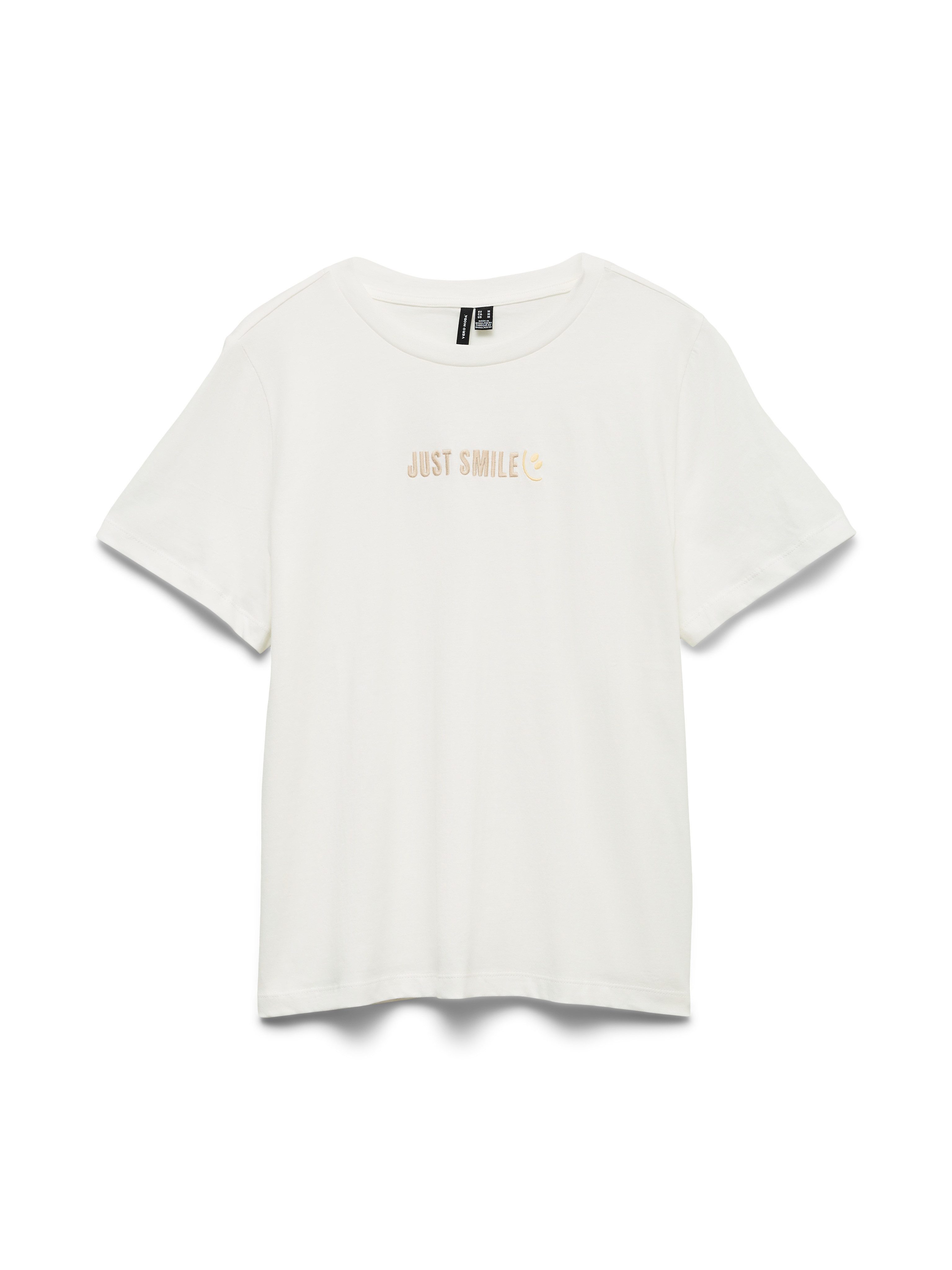 Vero Moda Kurzarmshirt VMSIGRID PAULINA SS TOP BOX JRS Baumwolle, regular fit – Bild 2 von 2