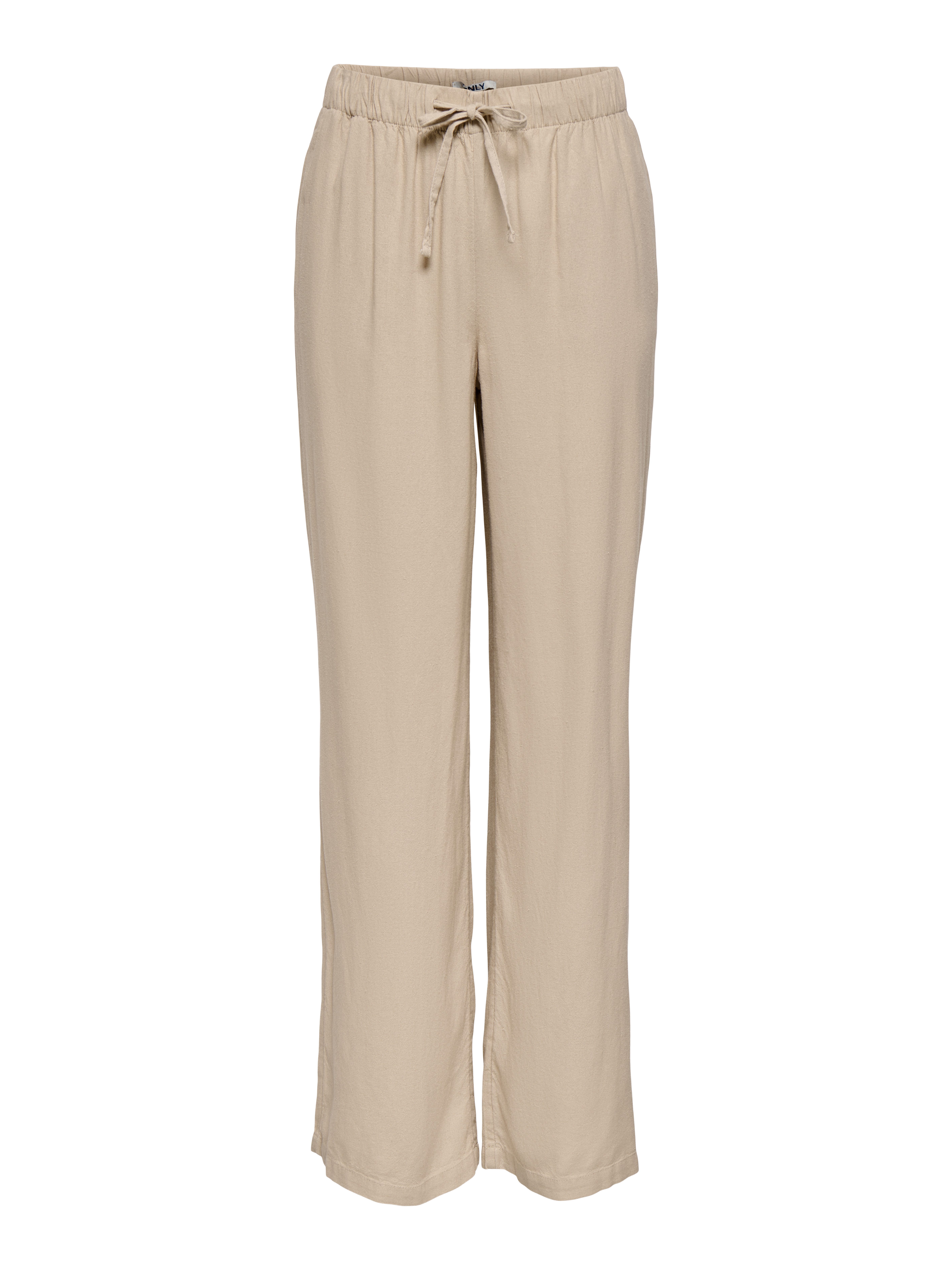 ONLY Schlupfhose ONLGOA MW LINEN BL PULL-UP PANT CC PNT mit Leinen günstig online kaufen