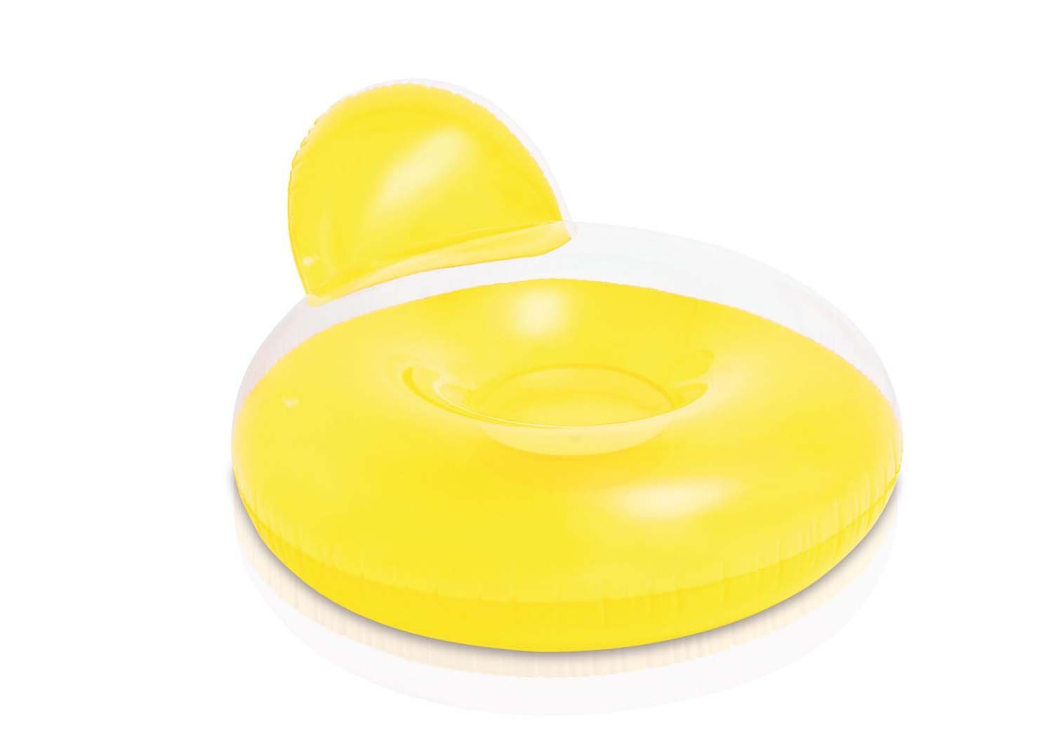 Intex Schwimmring Intex 58889EU - PILLOW-BACK LOUNGES - Gelb