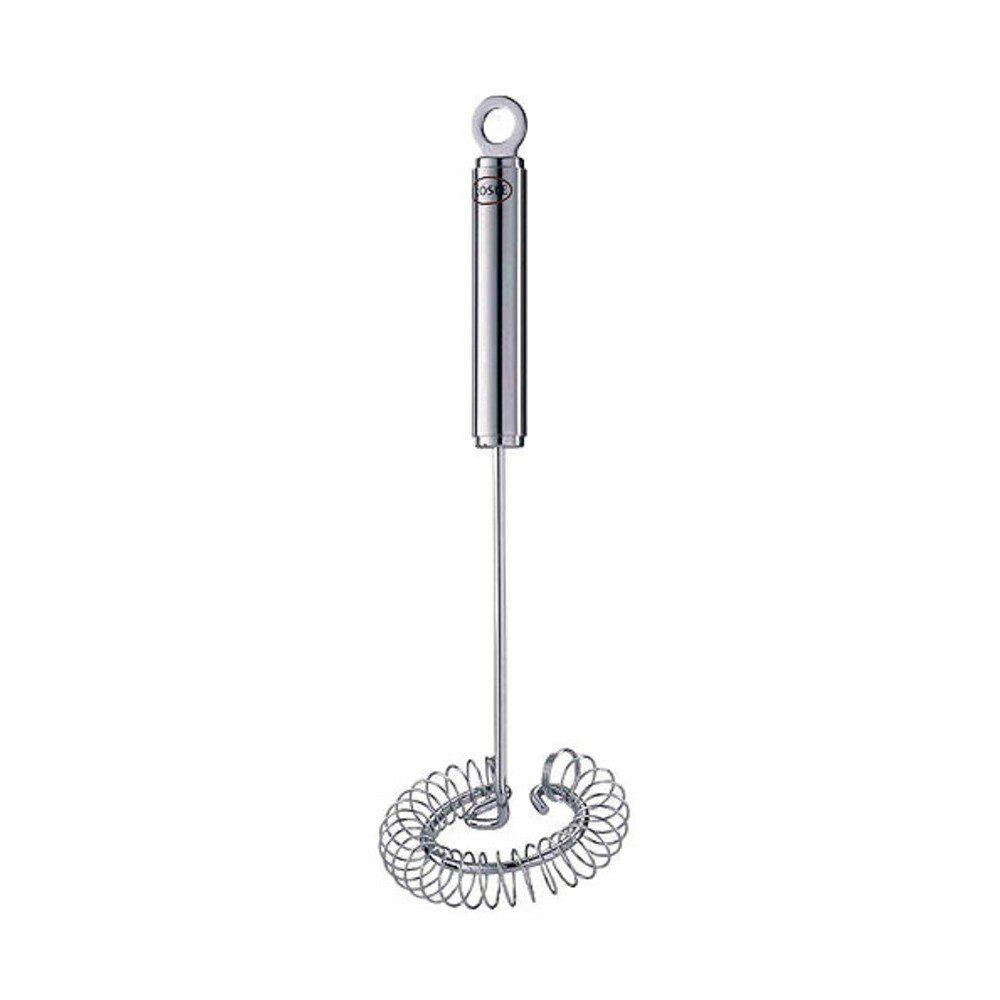 RÖSLE Spiralbesen Spiralbesen 27 cm Rundgriff Edelstahl, Spiralbesen, 27,00cm, Edelstahl rostfrei, silber