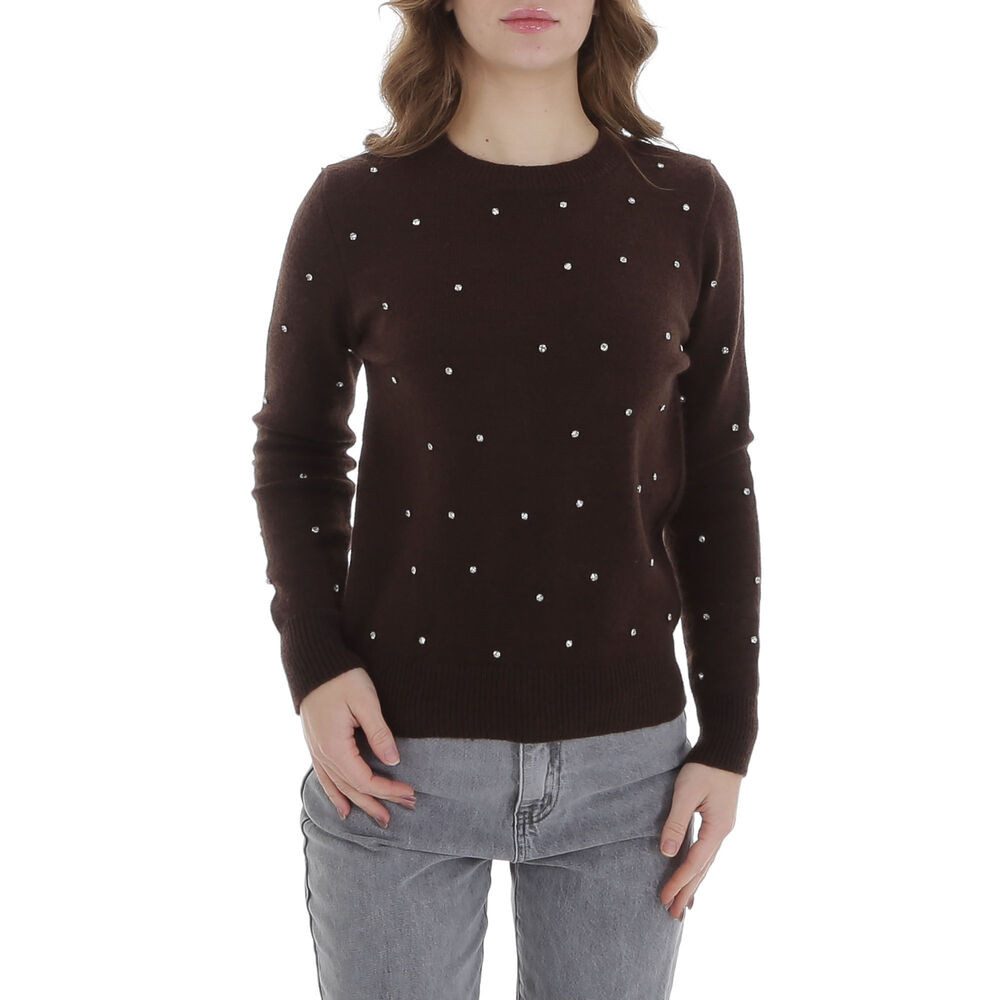 Ital-Design Strickpullover Damen Freizeit (88578857) Strass günstig online kaufen