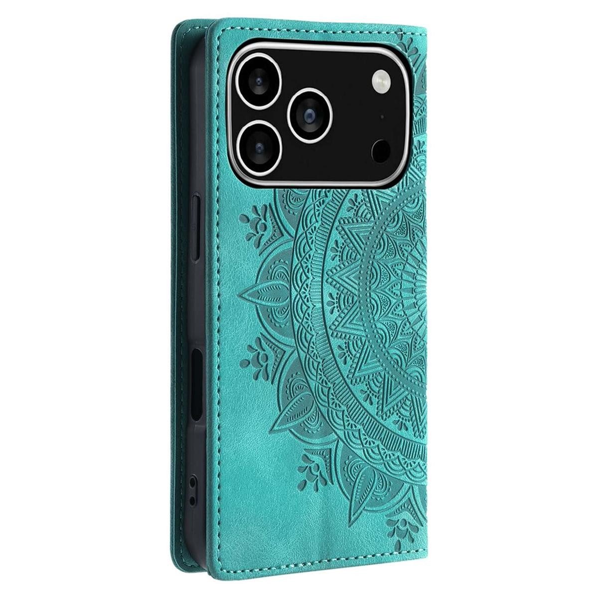 CoverKingz Handyhülle Hülle für Apple iPhone 17 Pro Handyhülle Flip Case Cover Tasche, Mandala