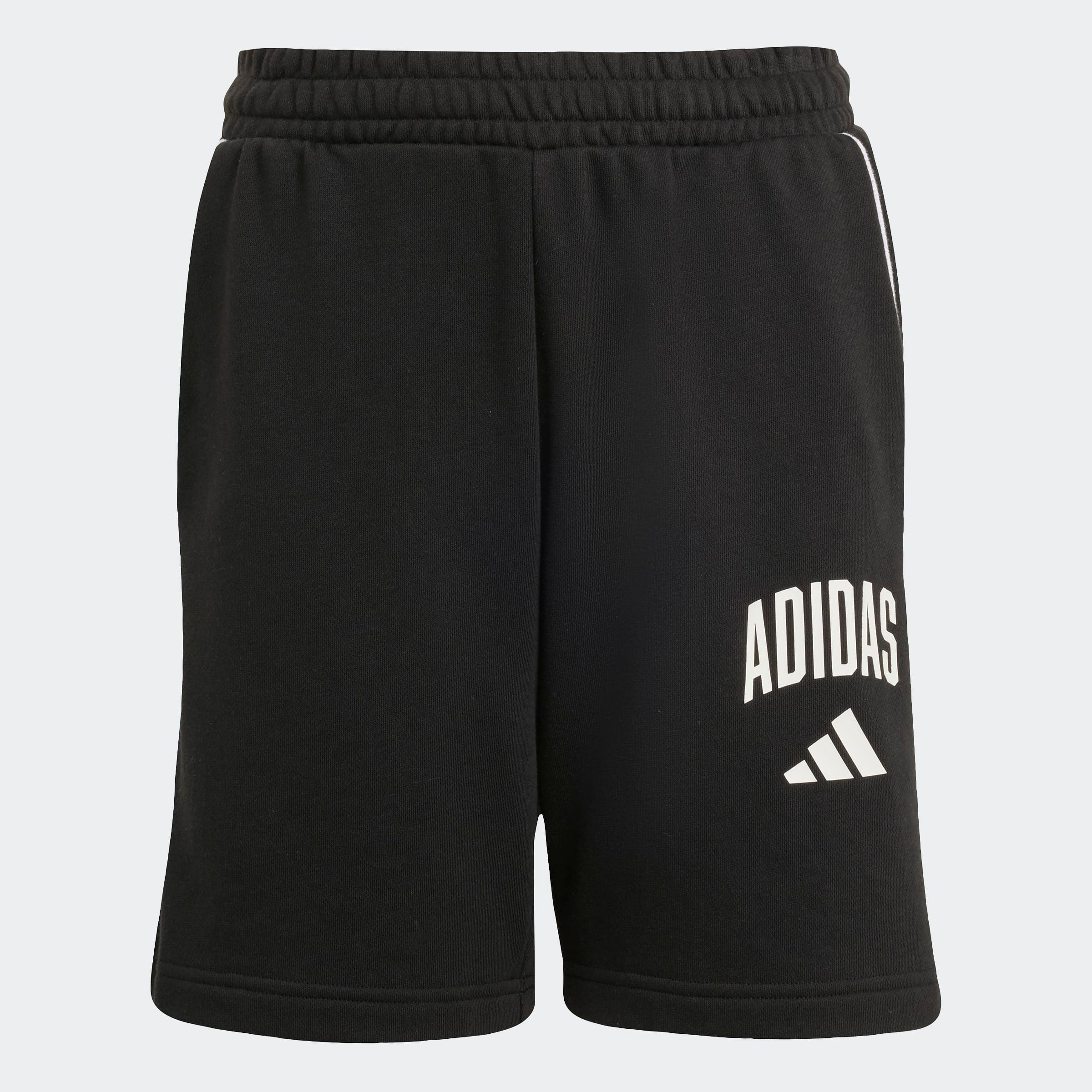 adidas Sportswear Shorts SEASONALS ESSENTIALS COLLEGIATE TYPOGRAPHY KIDS für Kinder und Teens, sportlicher Stil, aus Baumwolle und Polyester