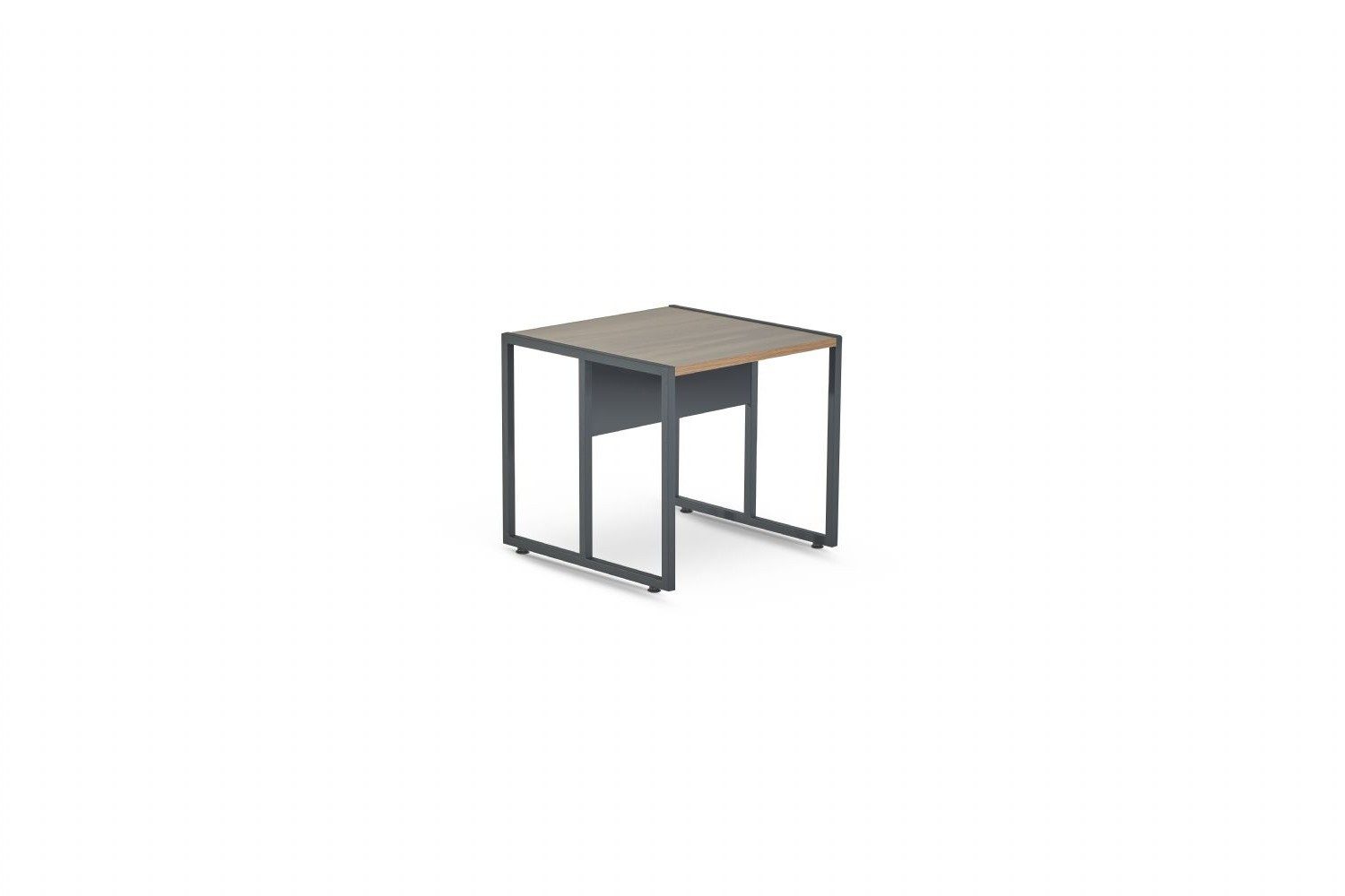 Xlmoebel Schreibtisch Moderner Brauner Couchtisch für Arbeitszimmer und Wohnzimmer (50 x 50 x 45 cm), Made in Europa