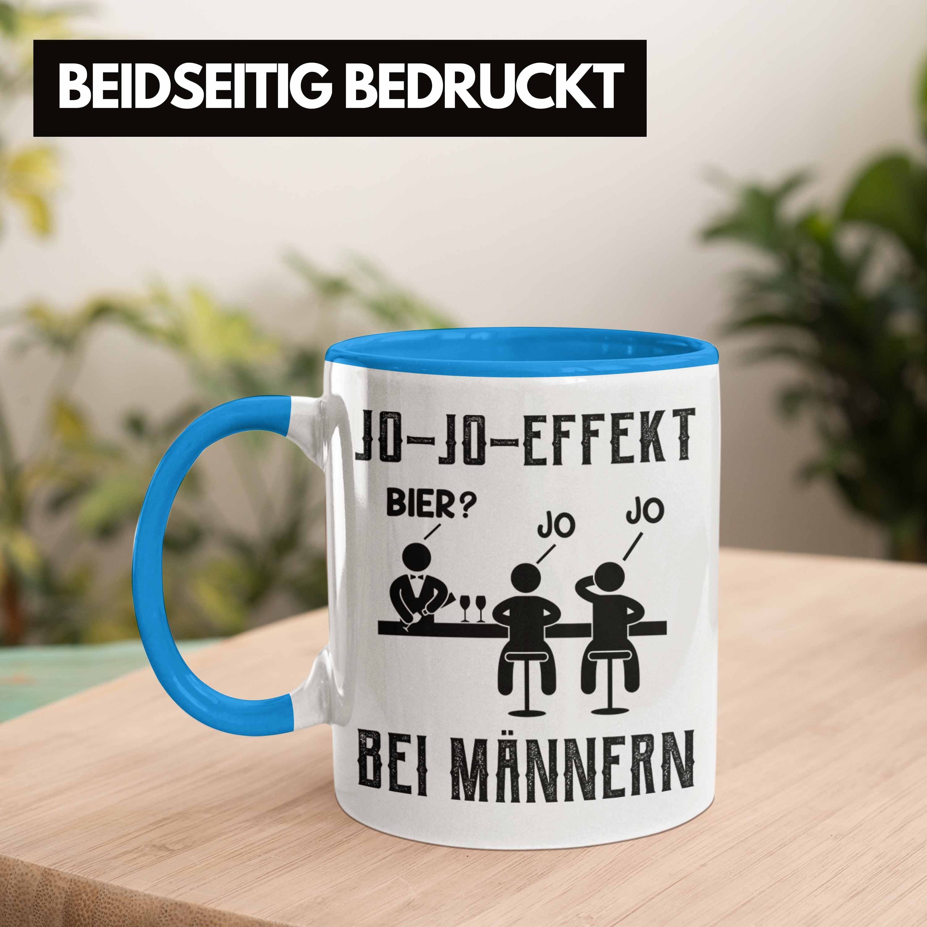 Tasse Jo Blau Jo Geschenk Biertrinker Bier Geschenkidee Trendation Effekt L Männer Bei Tasse