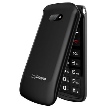 myPhone Waltz 2G, 2,4" Display, 800mAh. 0,3 Mpx, SOS Taste Schwarz Handy