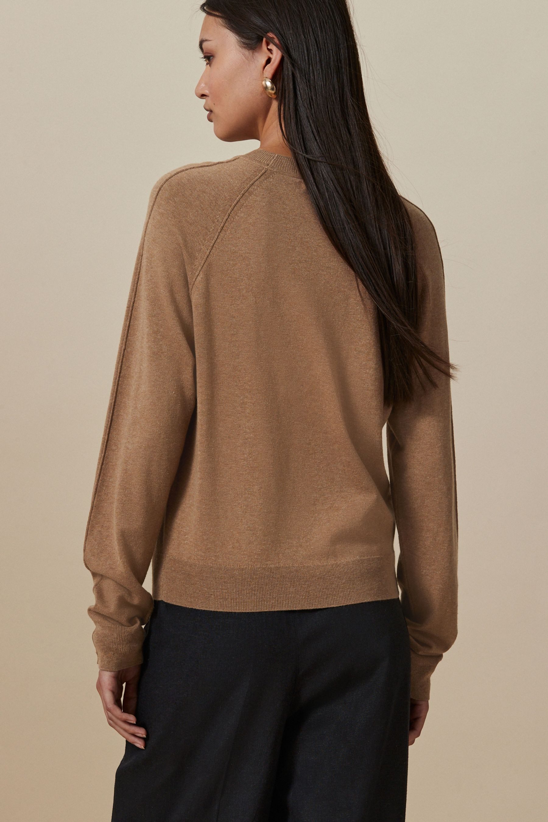 Next Rundhalspullover Weicher Strickpullover, Kurzgröße (1-tlg) günstig online kaufen