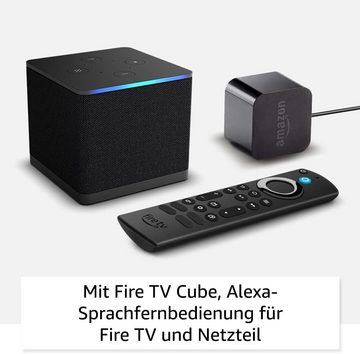 Amazon Streaming-Box Fire TV Cube 3. Generation, (Set, inkl. Alexa-Sprachfernbedienung), Sprachsteuerung mit Alexa, Wi-Fi 6E, 4K Ultra HD