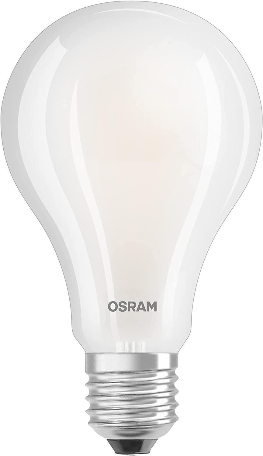 Osram LED-Leuchtmittel LED Lampe warmweiß Star Classic A200 E27 200W Glühbirne [4er], E27, 4 St., Warmweiss, 15000 Std,24W,Warmweiß,2700K 3452 lm