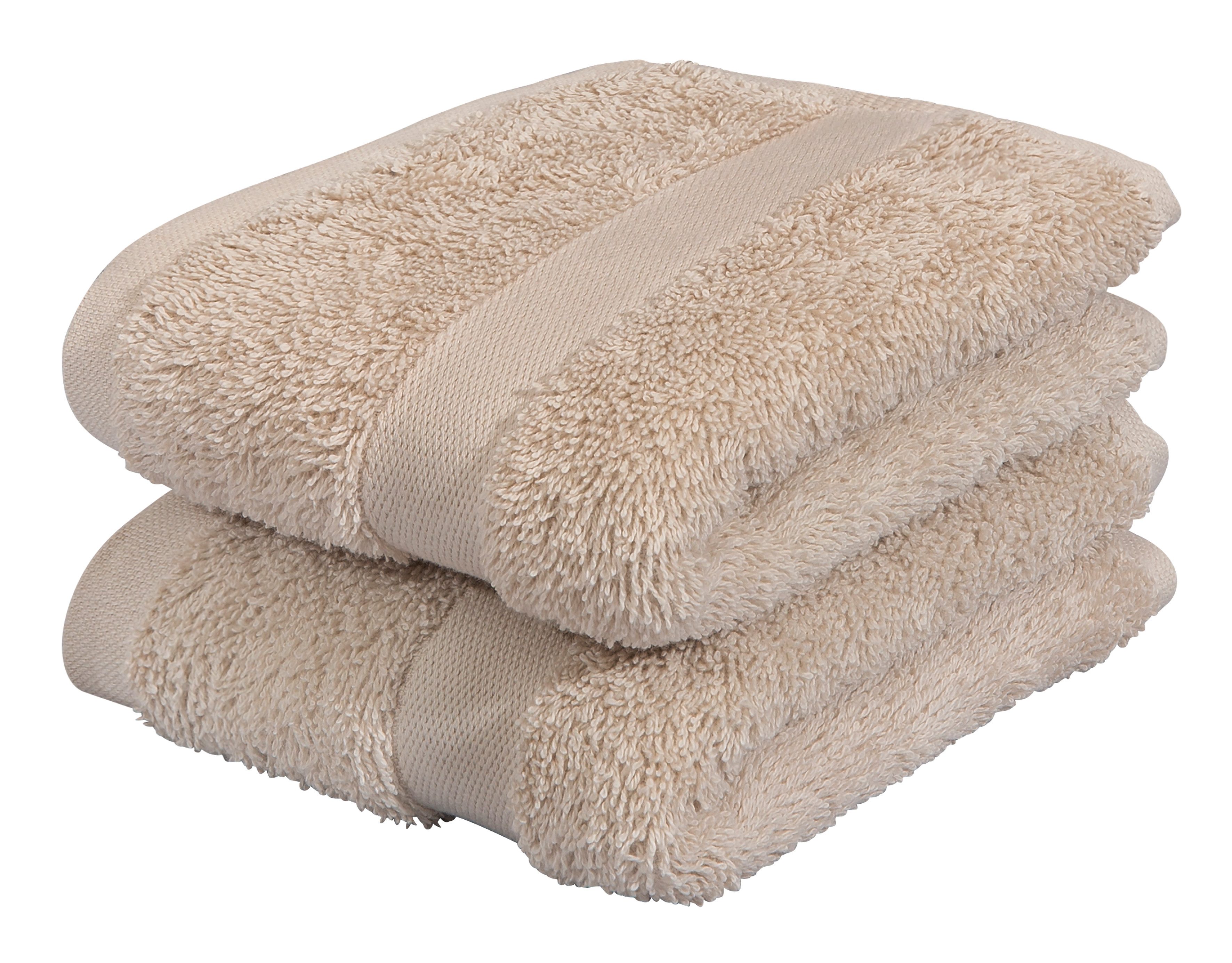 OTTO home Gästehandtücher Vanessa, 8 Gästehandtücher, 30x50cm, in Standard- und Premium-Qualität, Walkfrottee (Set, 8-St), Handtücher mit Bordüre, 100% Baumwolle, einfarbig, weich. Reduzierter Preis € 13,49. Unverbindliche Preisempfehlung € 35,99
