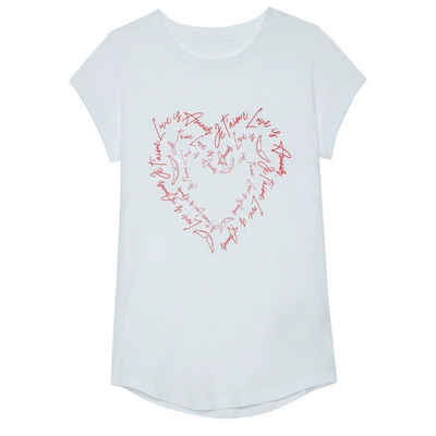 ZADIG & VOLTAIRE T-Shirt T-Shirt SKINNY HEART aus Baumwolle