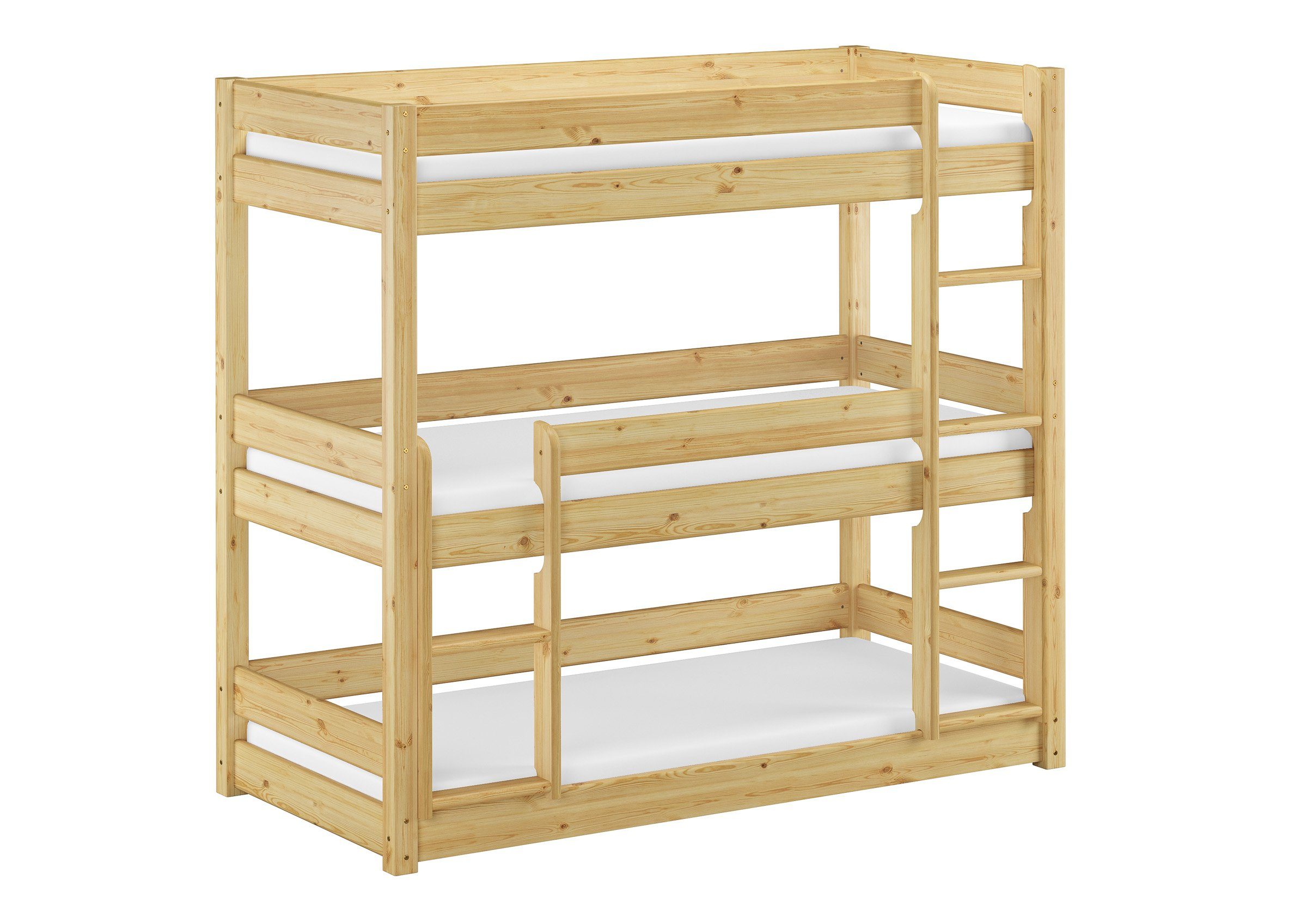 ERST-HOLZ Etagenbett Dreier Etagenbett für Erwachsene günstig online kaufen