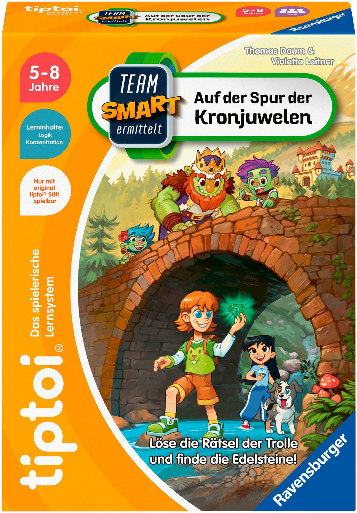 Ravensburger Spiel tiptoi® Team SMART ermittelt: Auf der Spur der Kronjuwelen, Made in Europe