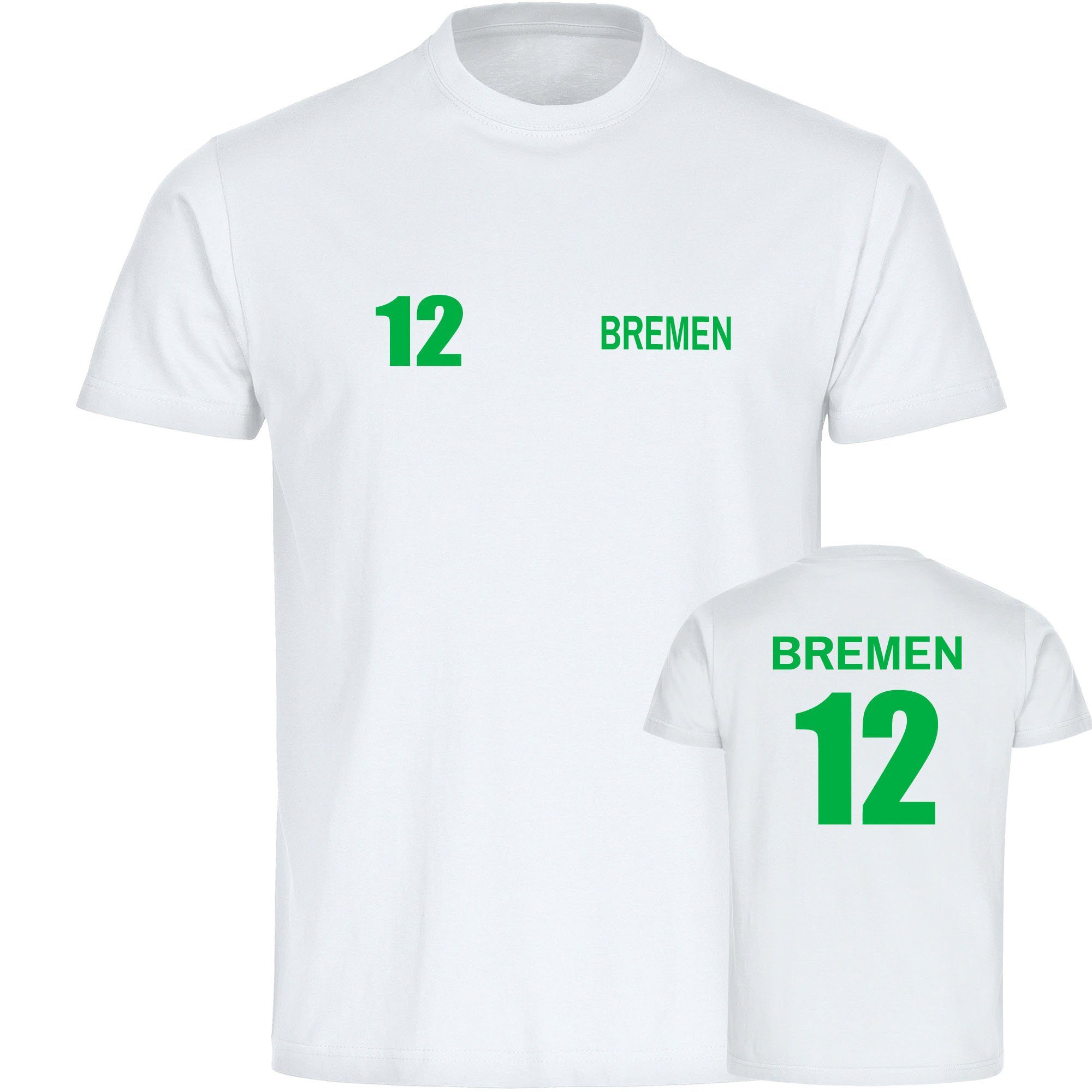 T-Shirt Herren Bremen - Trikot Nummer 12 - Männer