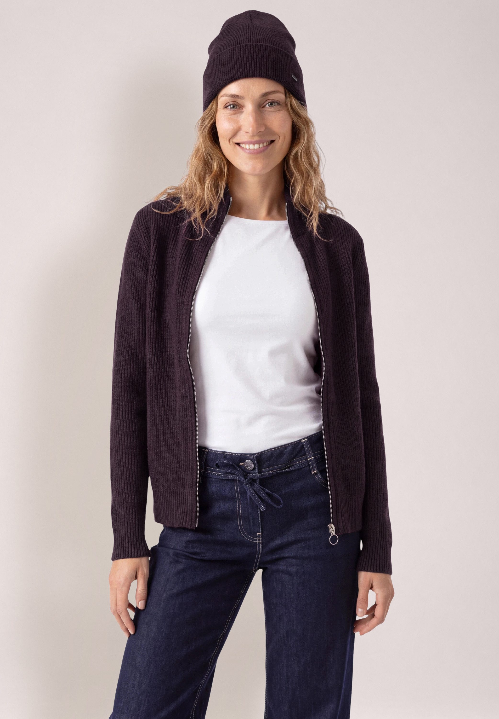CECIL Cardigan aus Feinstrick