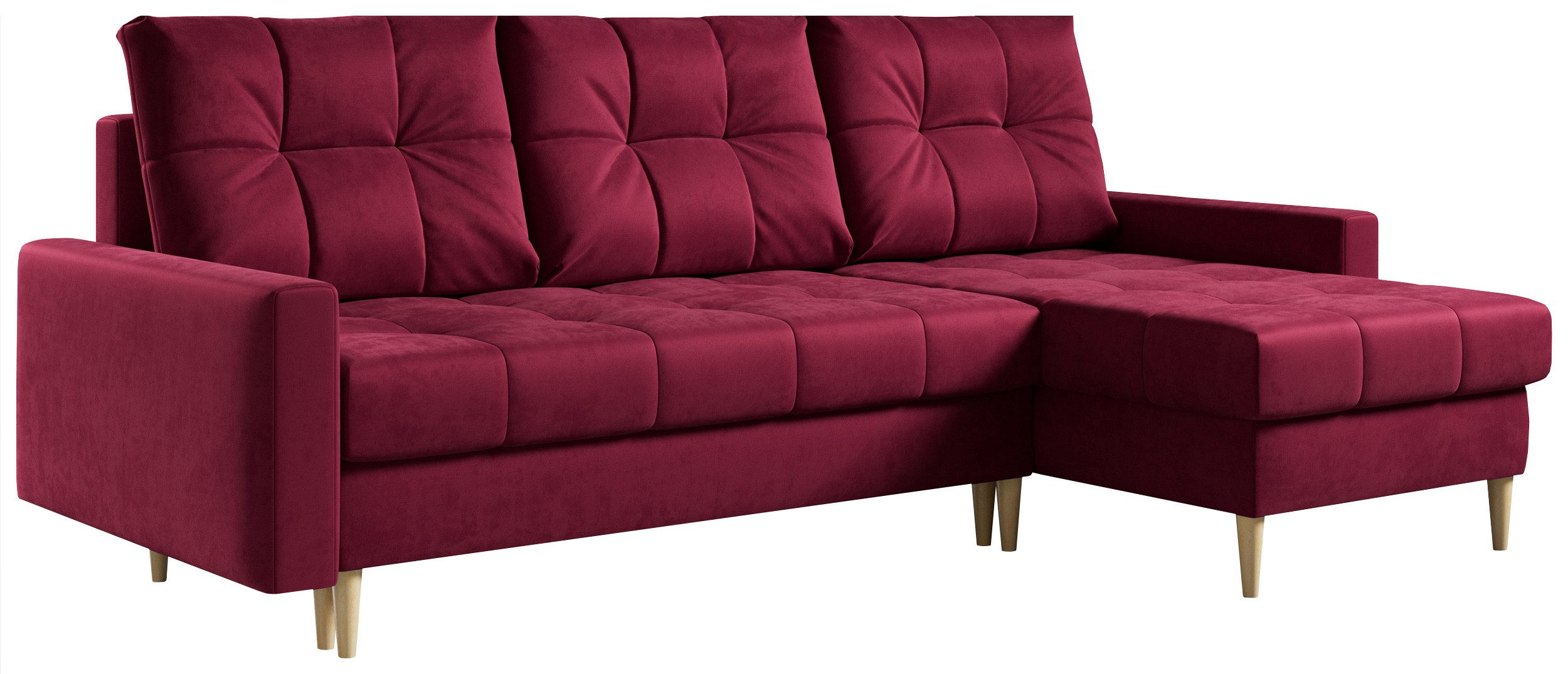 MKS MÖBEL Ecksofa ASTRA, Set, Gesteppte günstig online kaufen