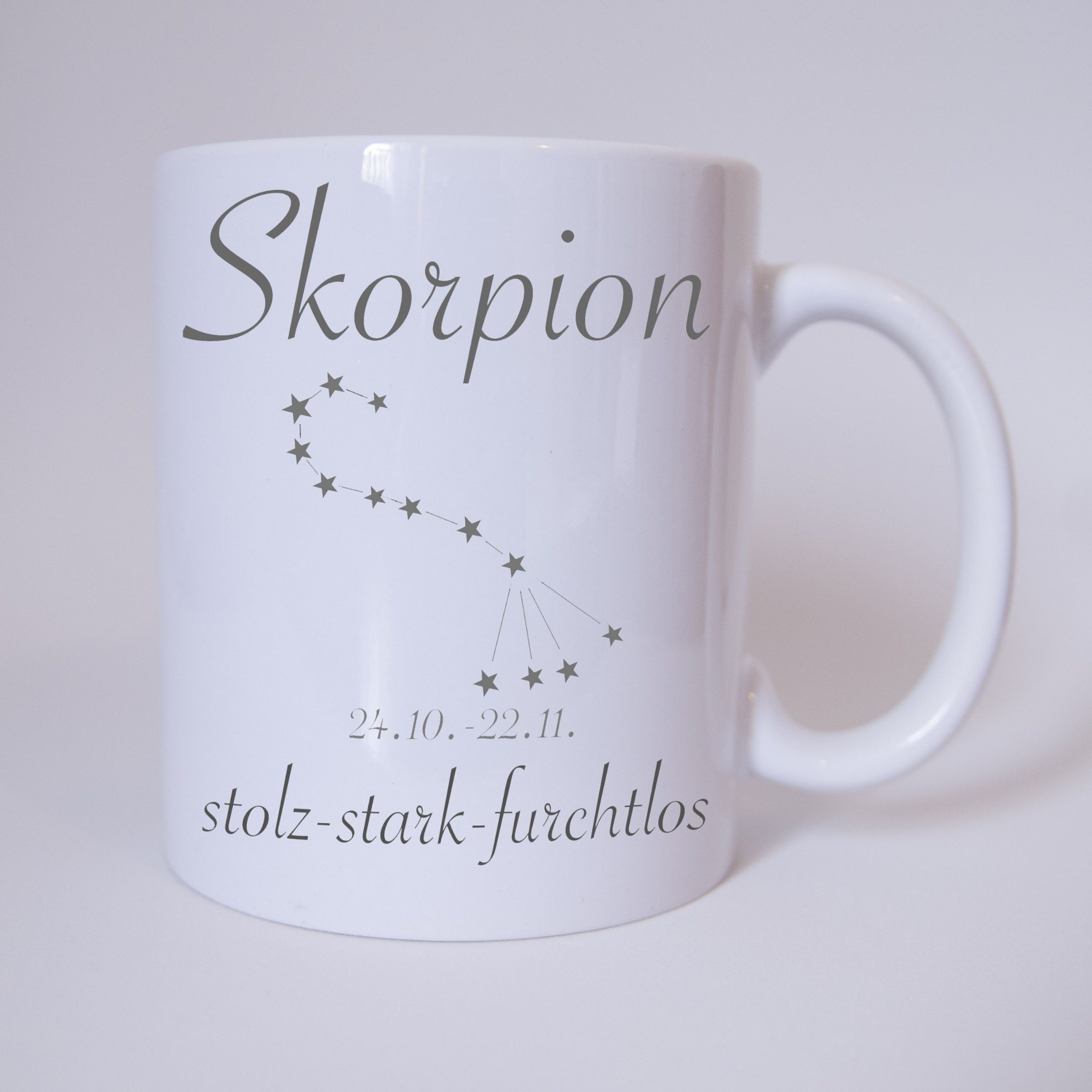 TASSENKING Tasse, Sternzeichen Skorpion - Tasse