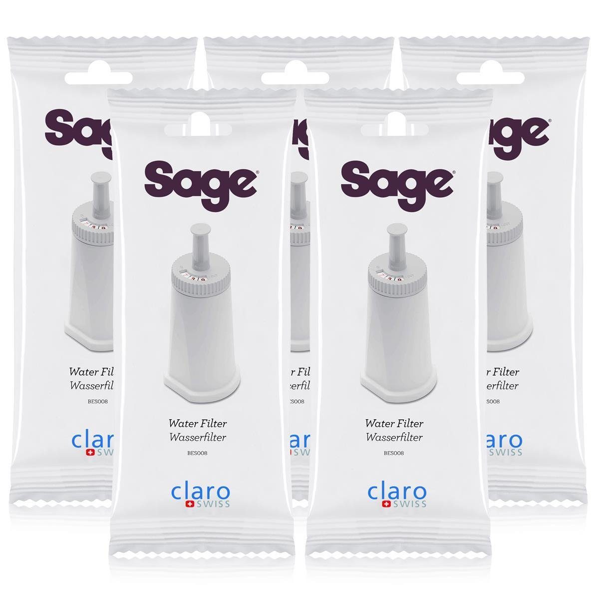 Sage Wasserfilter Sage Appliances BES008 Claro Swiss Filter, Wasserfilter, Filterpatrone