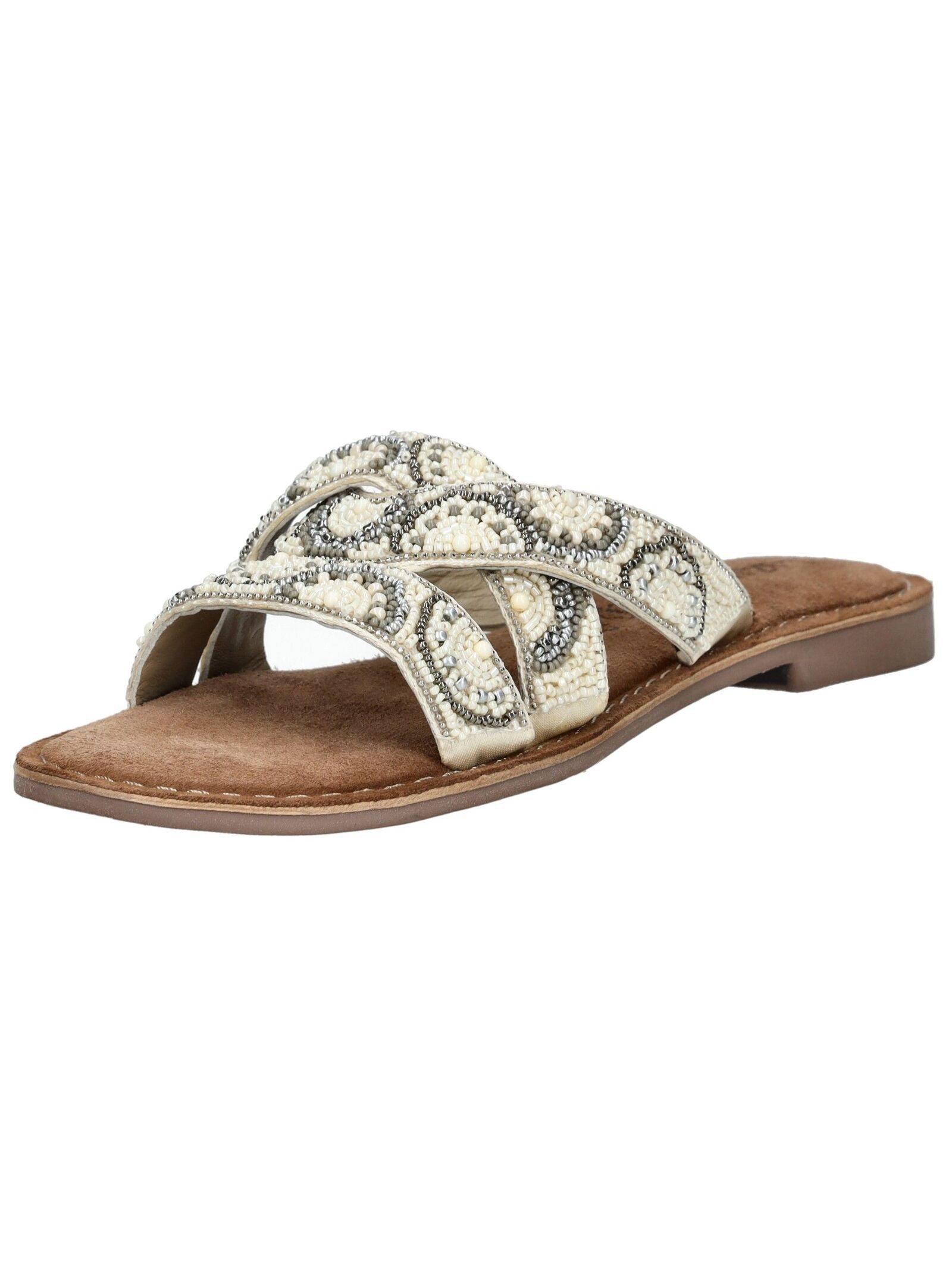 Lazamani Lazamani Pantoletten Leder Pantolette günstig online kaufen