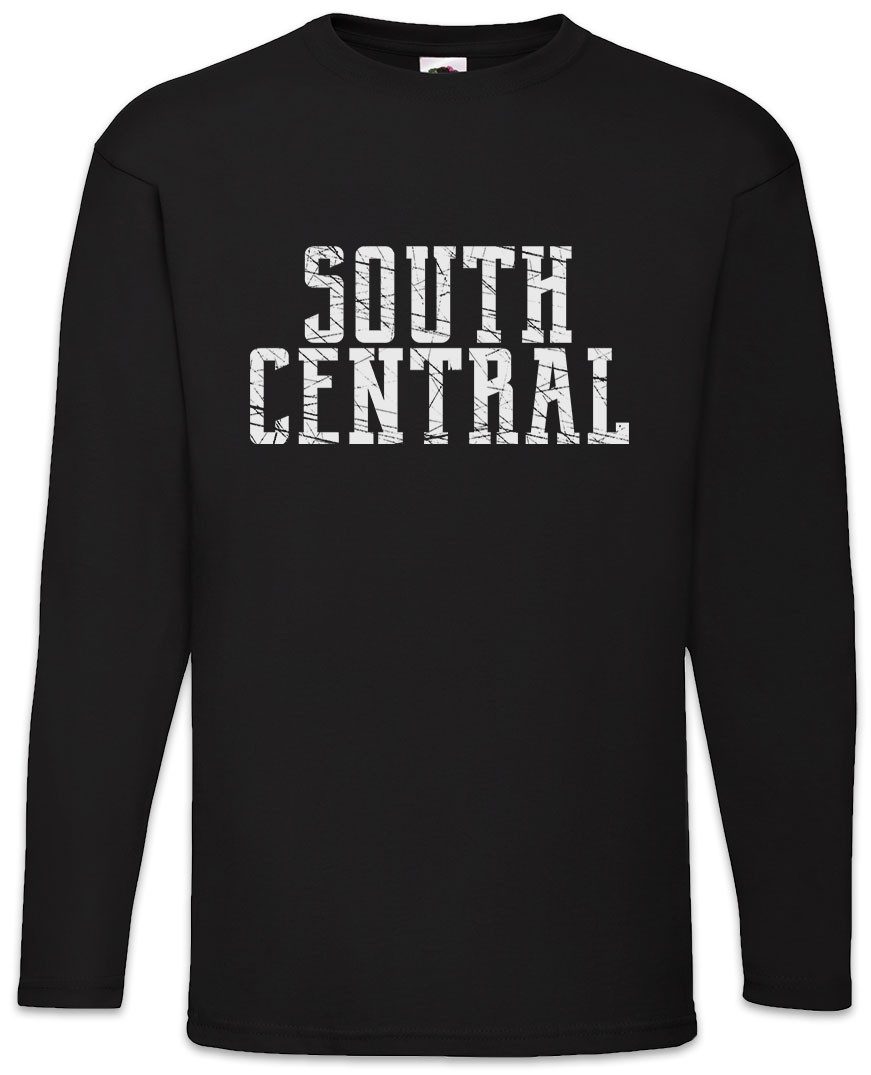 Urban Backwoods Langarmshirt South Central Varsity Langarm T-Shirt Ghetto Gang Los Angeles LA (1-tlg) California Compton CA Gangsta