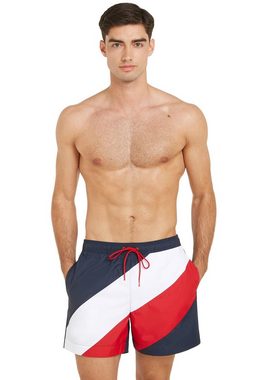 Tommy Hilfiger Swimwear Badeshorts MEDIUM DRAWSTRING DIAG in mehrfarbiger Optik