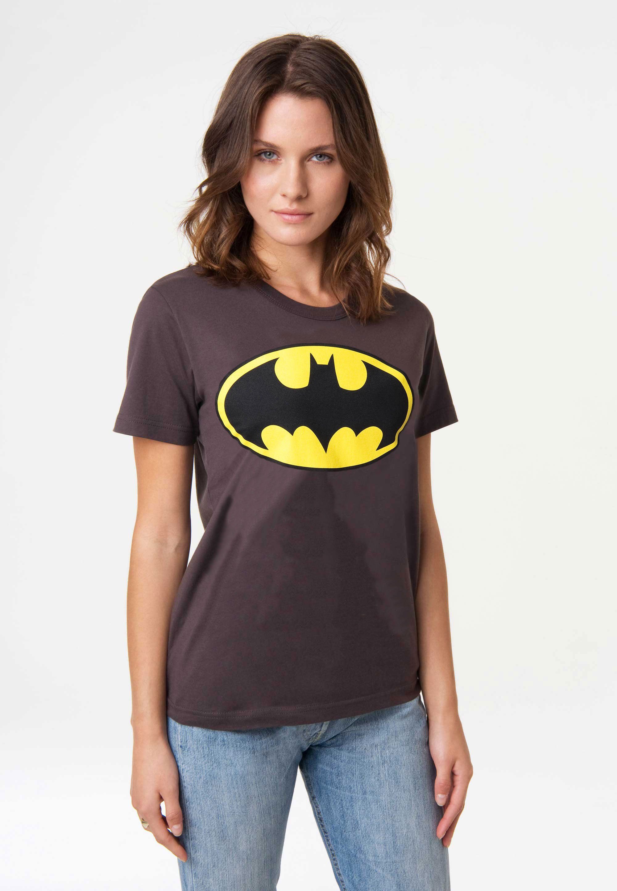 LOGOSHIRT T-Shirt Batman - Logo trendigem Print mit
