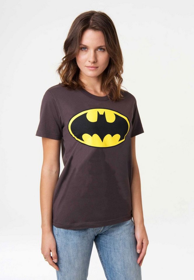 trendigem Logo mit Batman T-Shirt Print - LOGOSHIRT