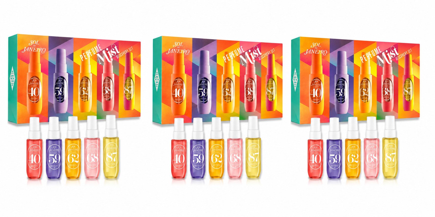 Sol de Janeiro Pflege-Geschenkset Sol de Janeiro Cheirosa Mist Discovery Set 3er Set, 5-tlg., Vorteilspack mit 3 Discovery Sets in Reisegröße