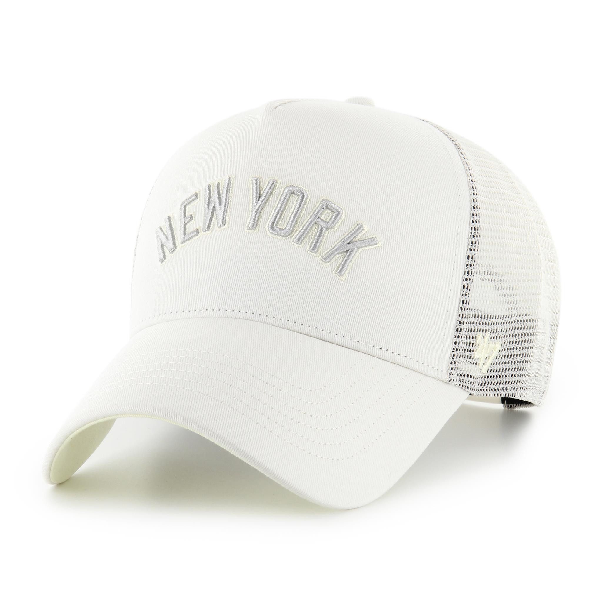 Trucker Cap '47 Brand MLB Cap NY Yankees SOFT GLOW SCRIPT OFFSIDE Natural (SSB)