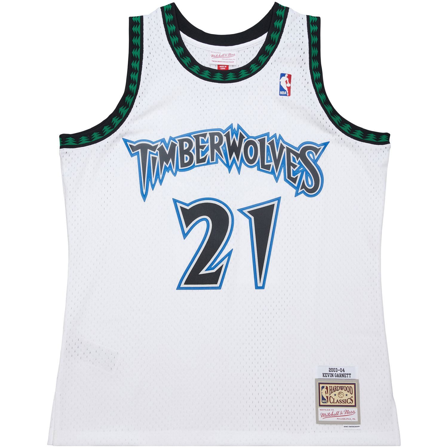 Basketballtrikot Swingman Jersey Minnesota Timberwolves Kevin Garn