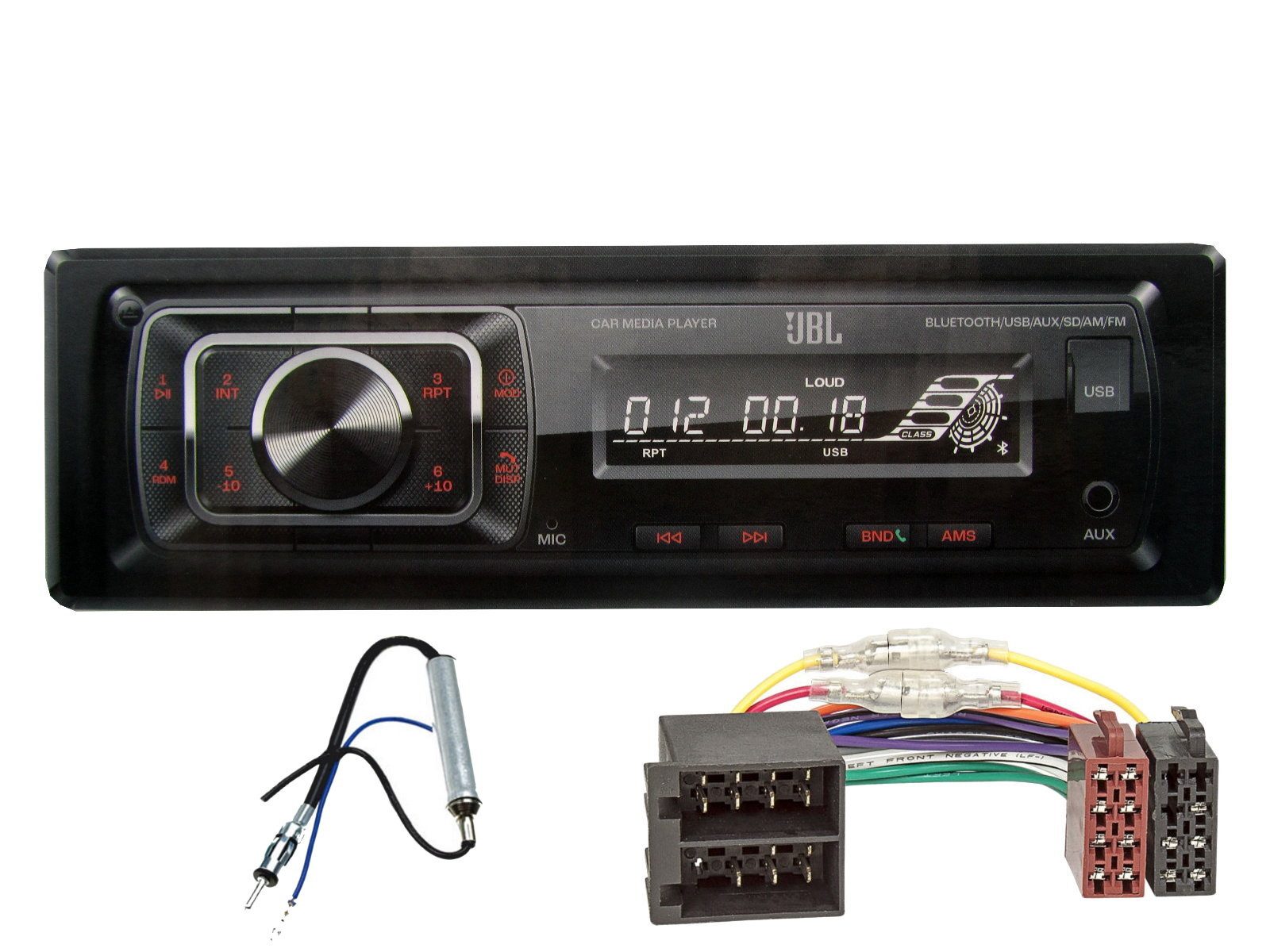 DSX JBL Bluetooth USB Aux In SD Karten Radio für VW Golf 3 1H Bj 91-02 Autoradio