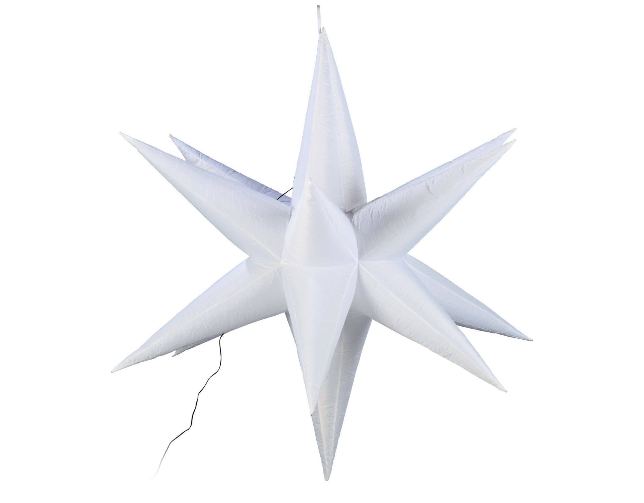 Livarno home LED-Dekofigur LED-Weihnachtsstern XXL Weihnachtsfigur selbsaufblasend Ø1,5m