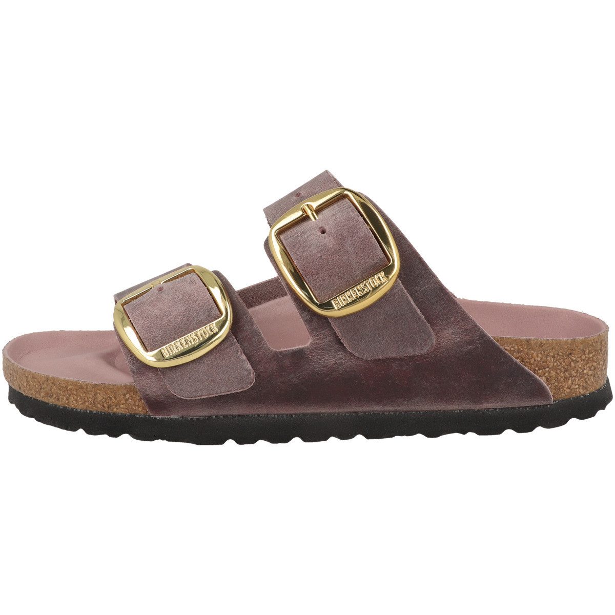 Birkenstock Arizona Big Buckle geöltes Nubukleder schmal Damen Sandale Sand günstig online kaufen