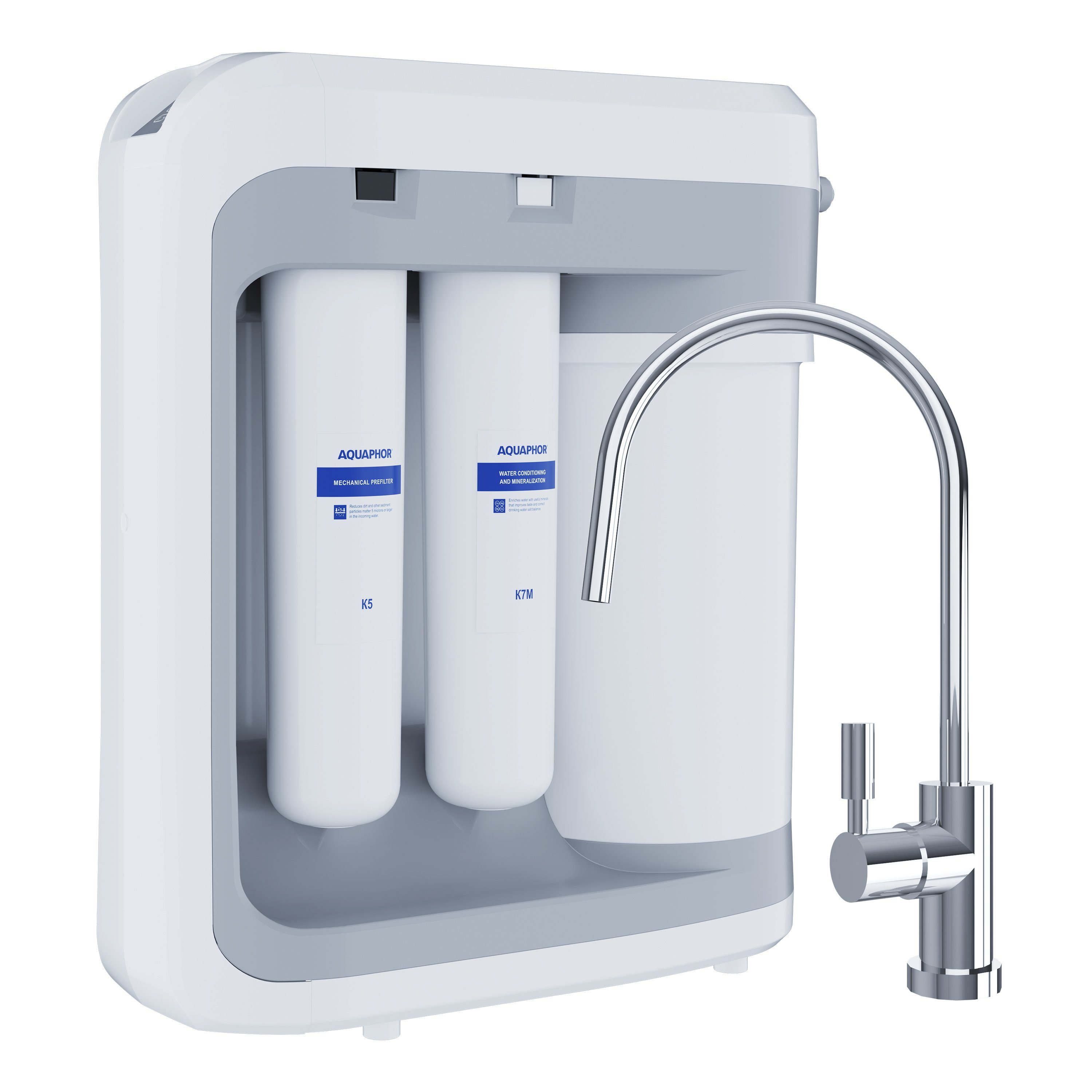 AQUAPHOR Wasserfilter RO 100S Membranfilter 0,01 µm. Ultrafiltration, Zubehör für Umkehrosmose DWM 102S, 202S, 312S, Entfernt Kalk, Schwermetalle, Bakterien, Viren