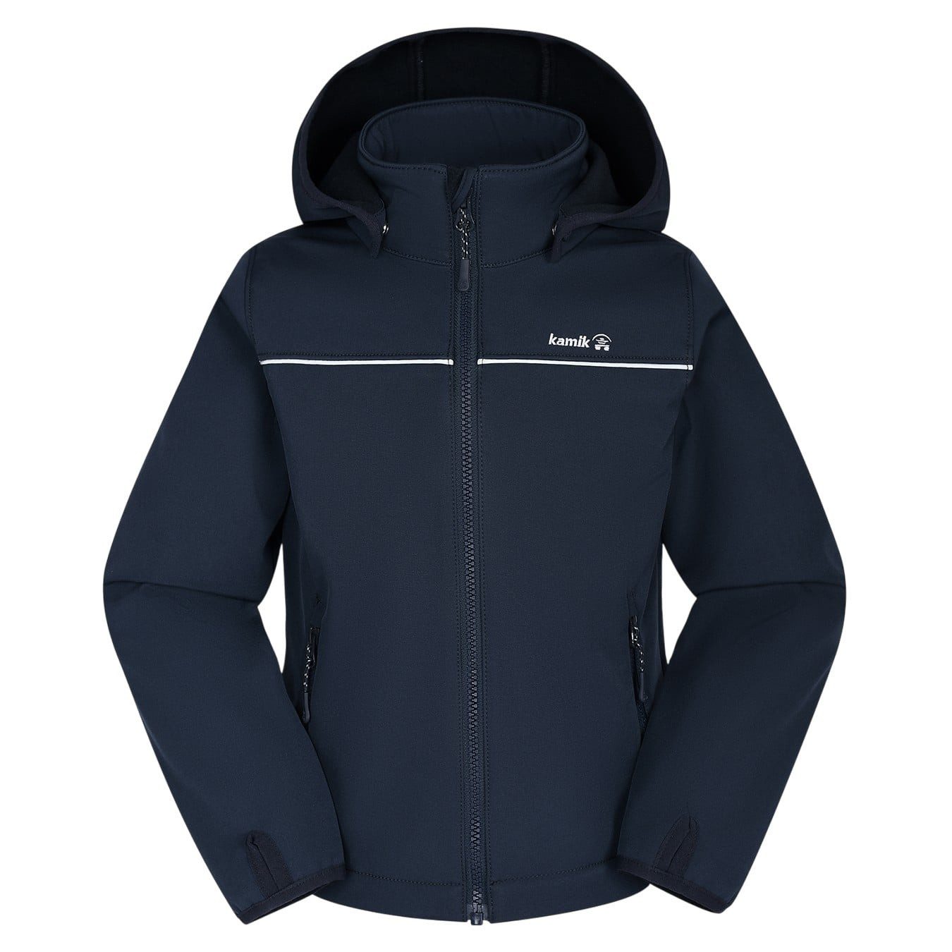 Kamik Softshelljacke Jarvis (winddicht, reflektierend) dunkelblau Kinder