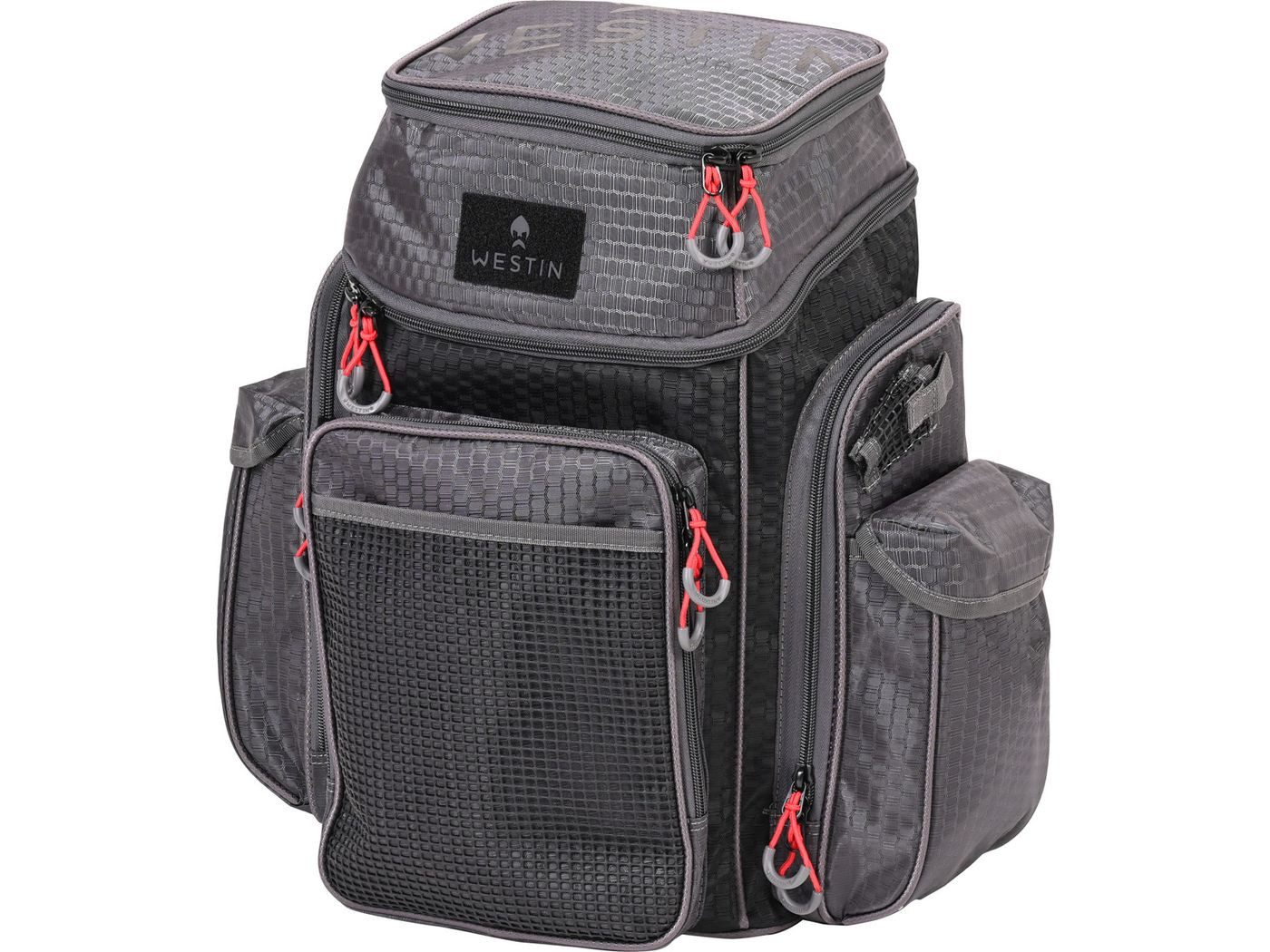 WESTIN Angelrucksack W4 Backpack Plus 2 Boxes Large Titanium Black