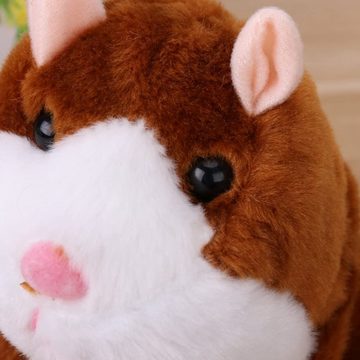 GelldG Minipuppe Sprechender Hamster Plüsch Interaktive, wiederholt was Sie Sagen