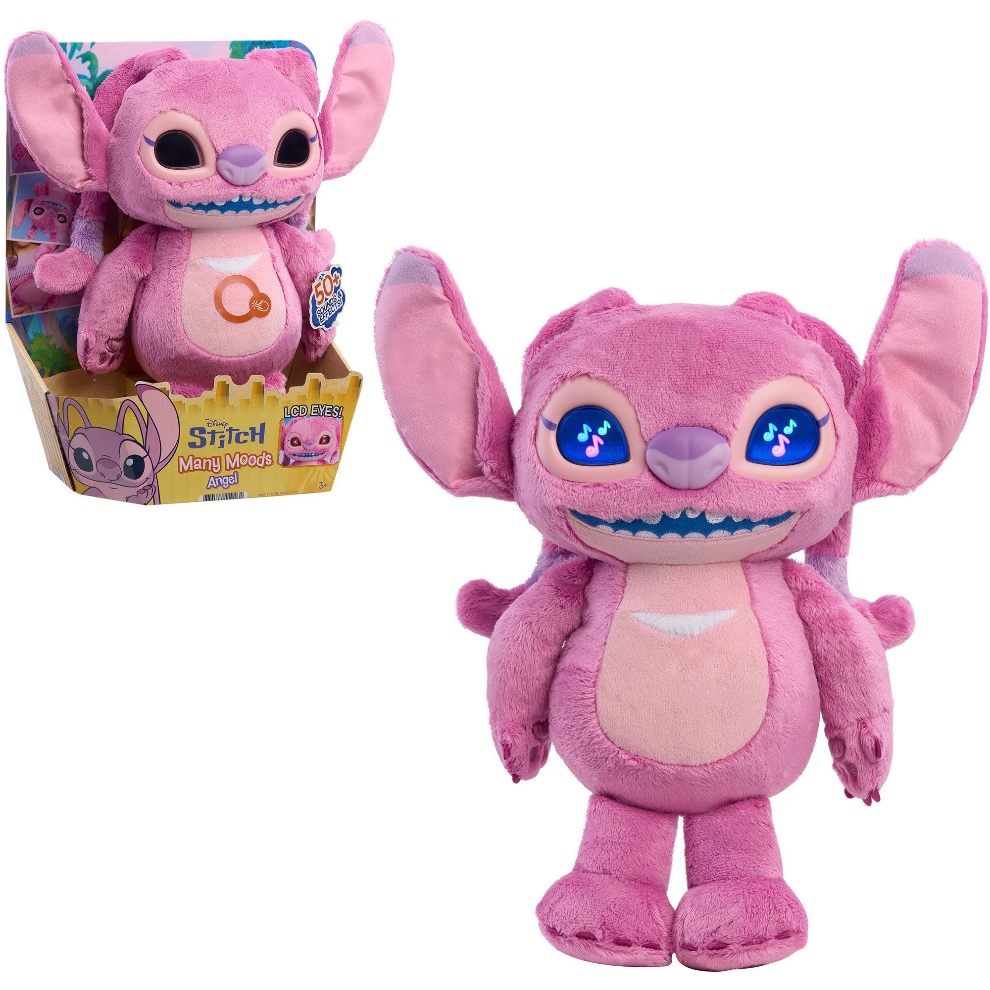 Just Play Kuscheltier Just Play Disney Stitch Many Moods Angel