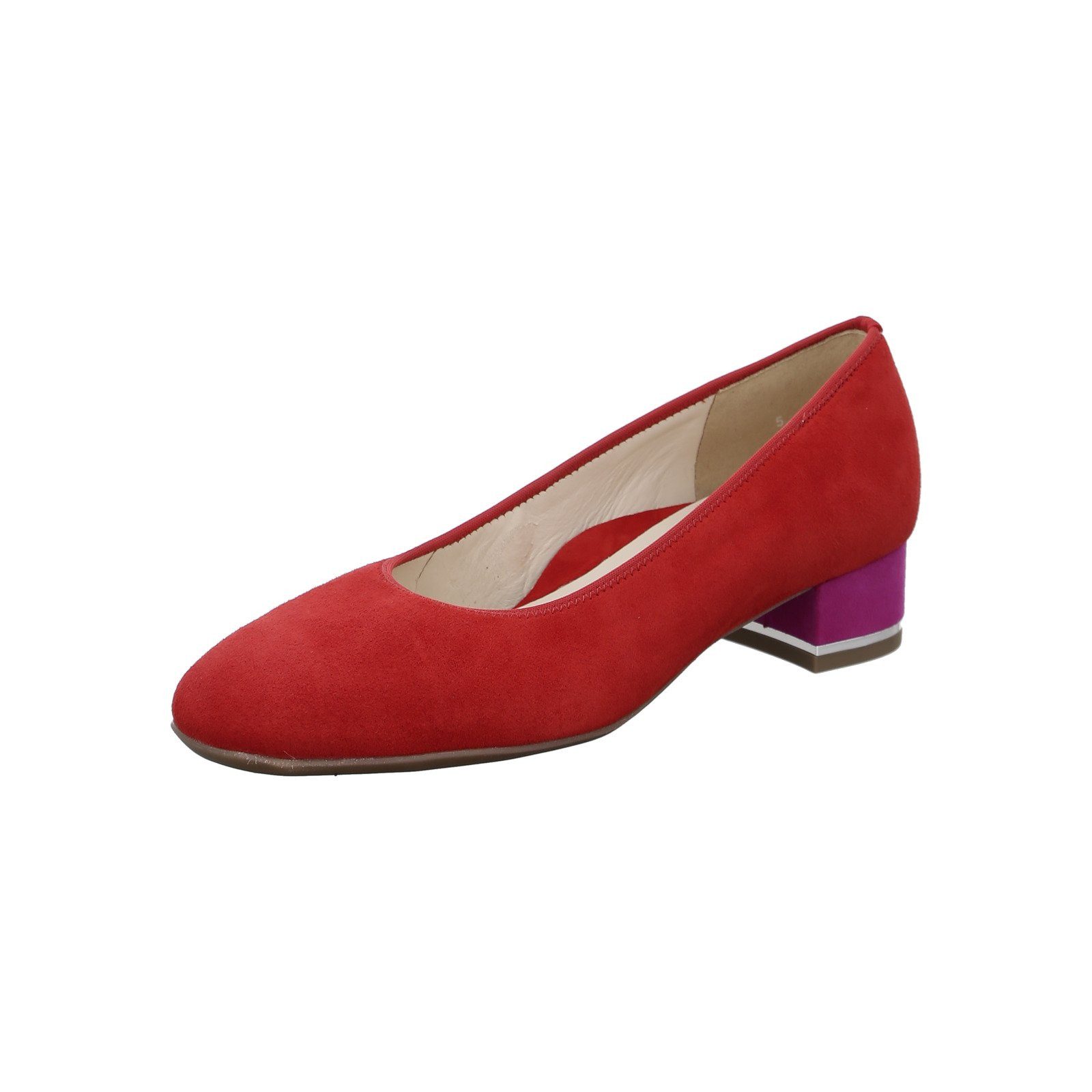 Ara Graz - Damen Schuhe Pumps Rauleder rot