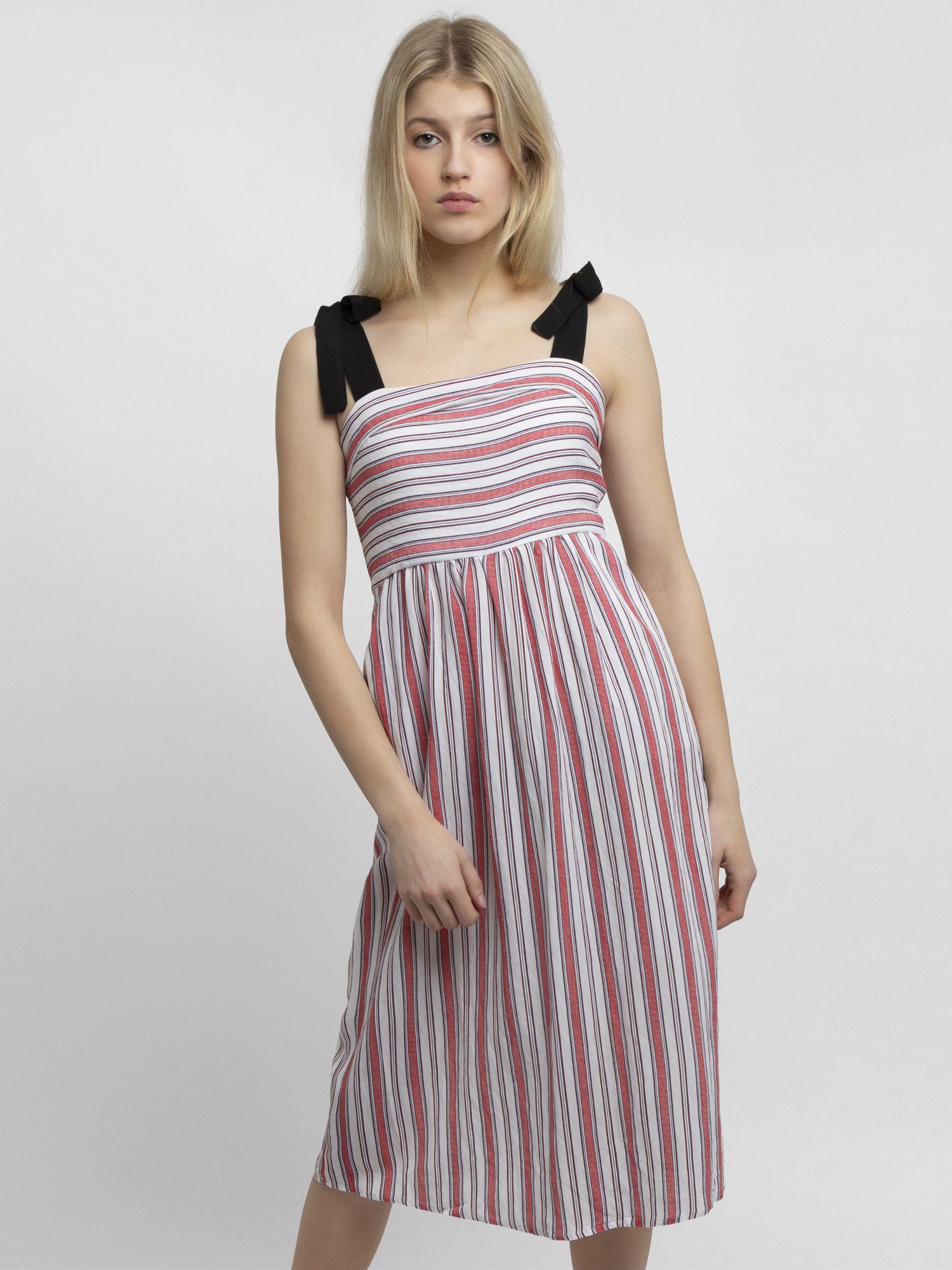 Apart Sommerkleid »mit breiten schwarzen Trägern« mit breiten schwarzen Trägern online kaufen OTTO