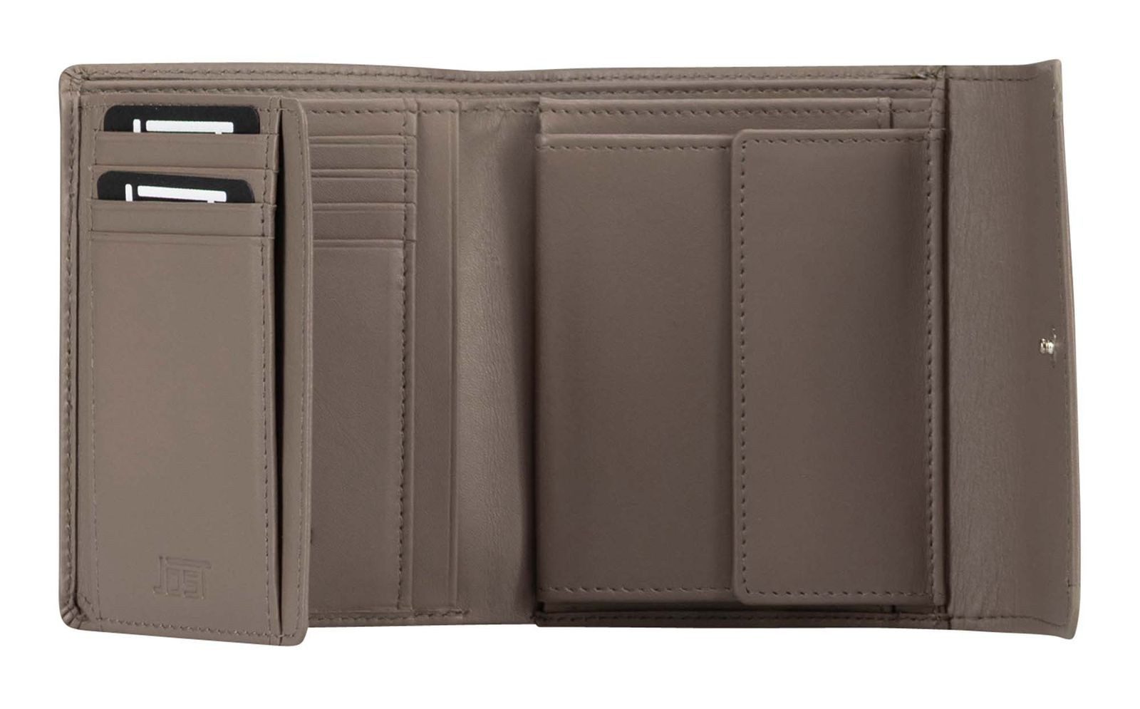 Jost Geldbörse Wallet, aus echtem Rindsleder mit RFID-Blocker Schutz