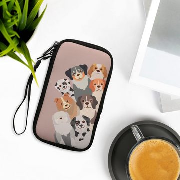 kwmobile Handyhülle Handytasche für Smartphones L - 6,5", Neopren Handy Tasche Hülle Cover Case Schutzhülle