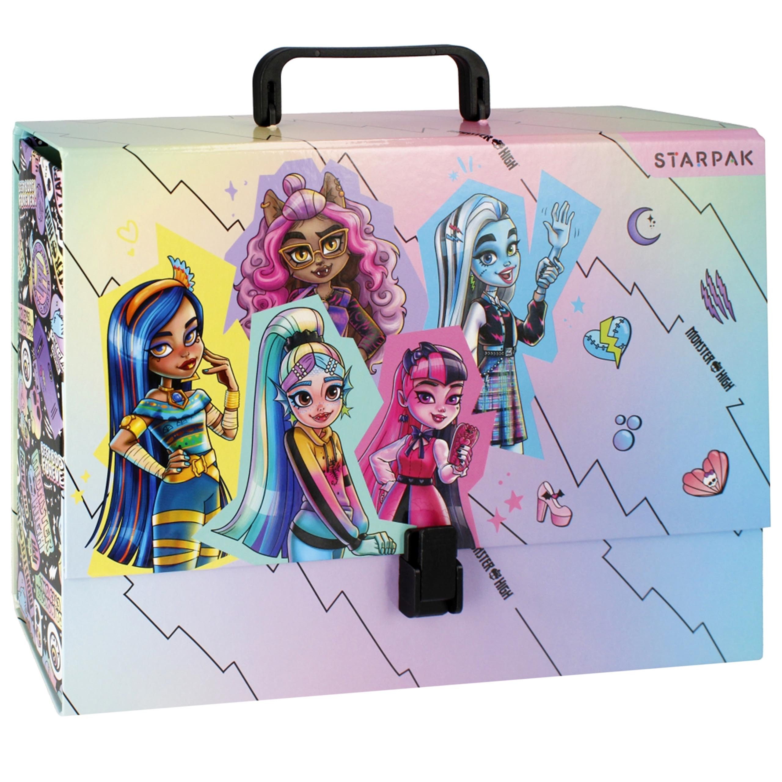 Monster High Konferenzmappe Monster High Griffmappe, Kinderaktentasche, starr A4 9,5 cm