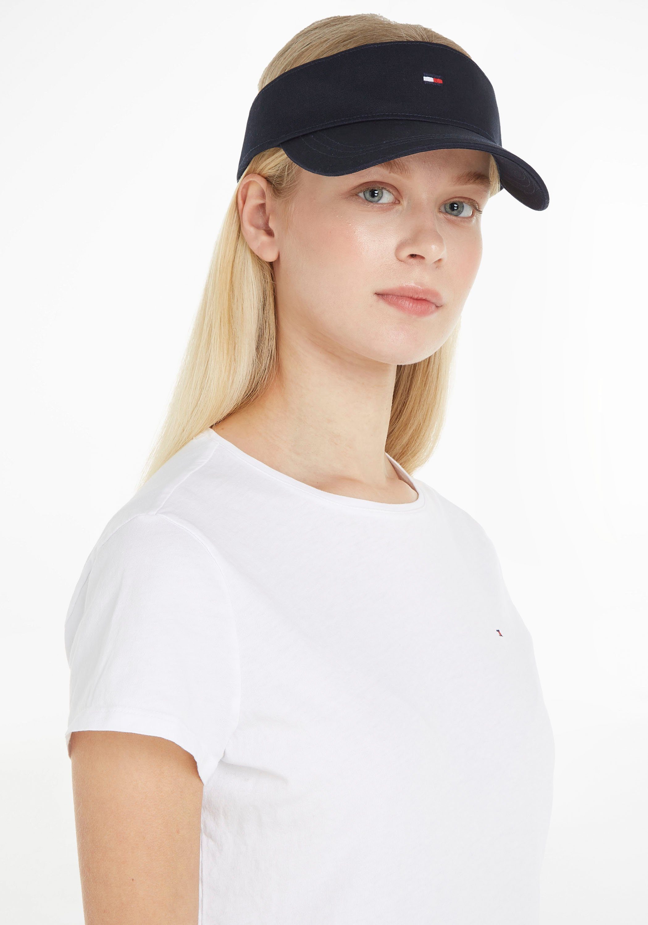 Tommy Hilfiger Visor ESSENTIAL FLAG VISOR mit aufgesticktem Tommy Hilfiger  Flag vorne