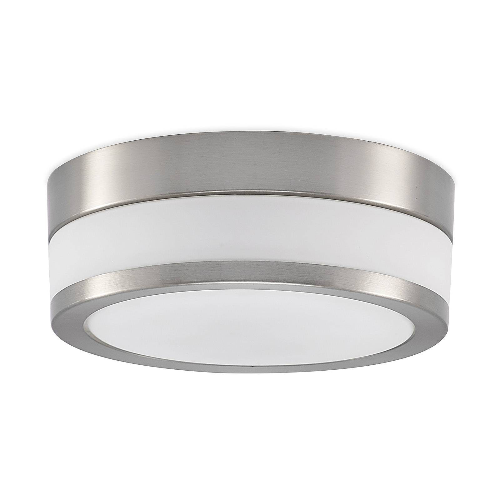 Lindby Deckenleuchten Flavi, Metall, Alu IP44, 2 x 15 W LED günstig online kaufen