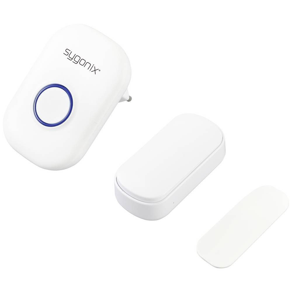 Türklingel KOMPLETTSET Smart Sygonix mit FUNKKLINGEL BATTERIELOS Blitzlicht) Home (batterielos,