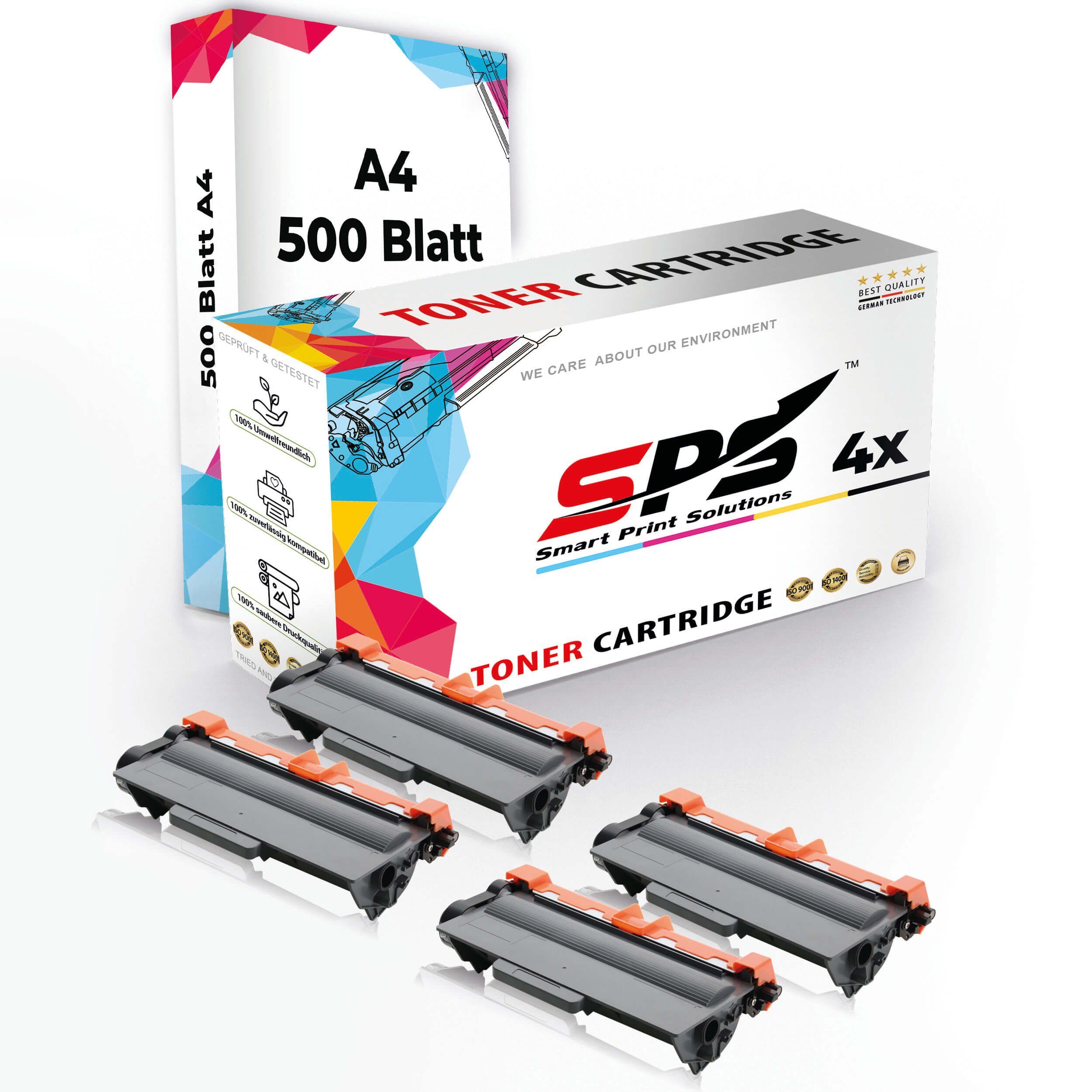 SPS Tonerkartusche Druckerpapier A4 + 4x Multipack Set Kompatibel für Brother DCP-8010, (5er Pack)