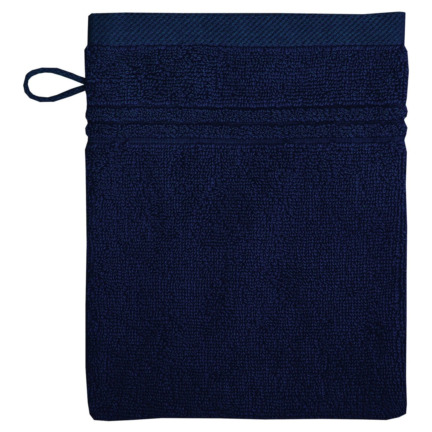 Dyckhoff Waschhandschuh NATURE, 16 x 21 cm, Anthrazit, Baumwolle, (1-St), waschbar und trocknergeeignet