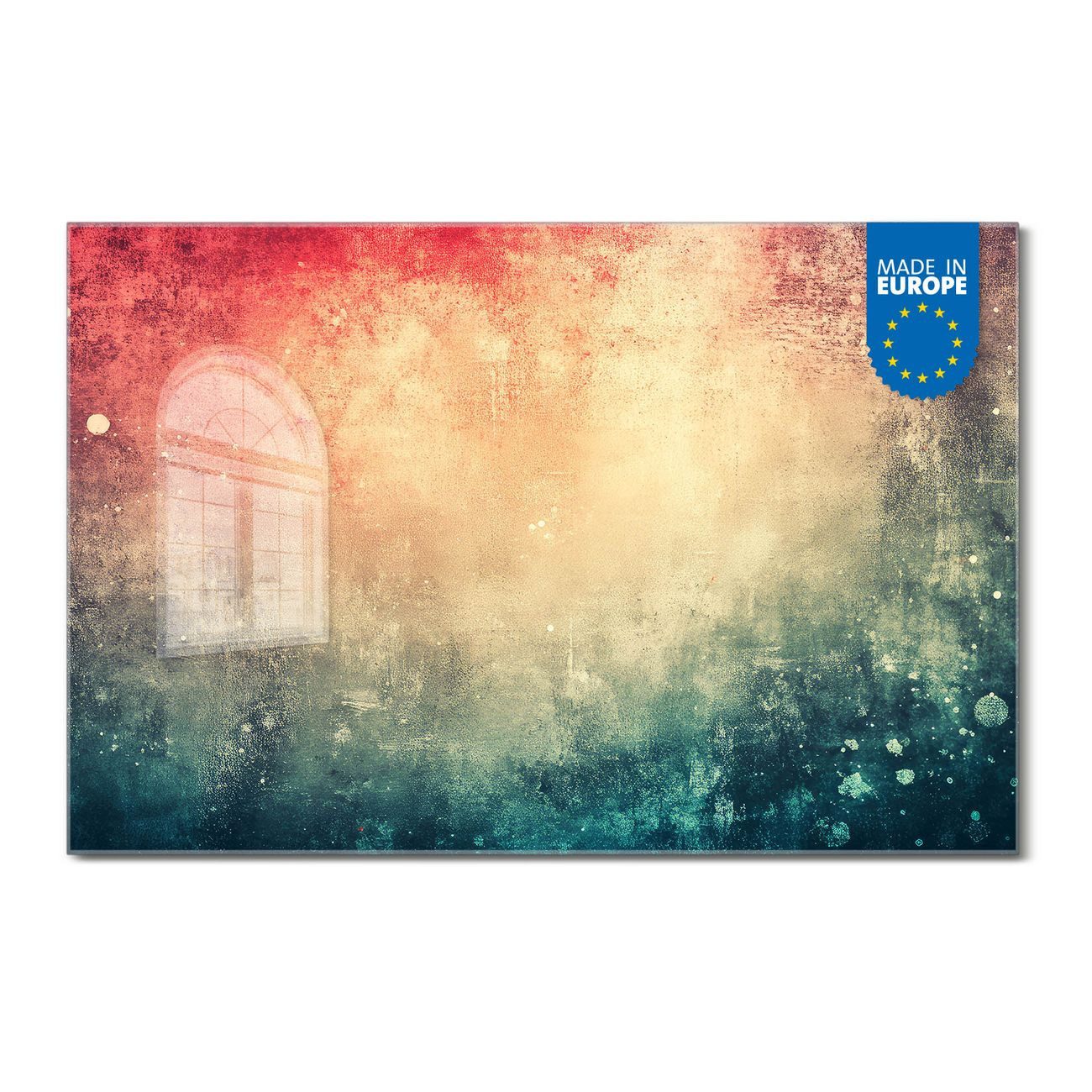 banjado Magnettafel aus Glas, mit Motiv Struktur Verträumt, (gehärtetets Glas, Glasmagnettafel)